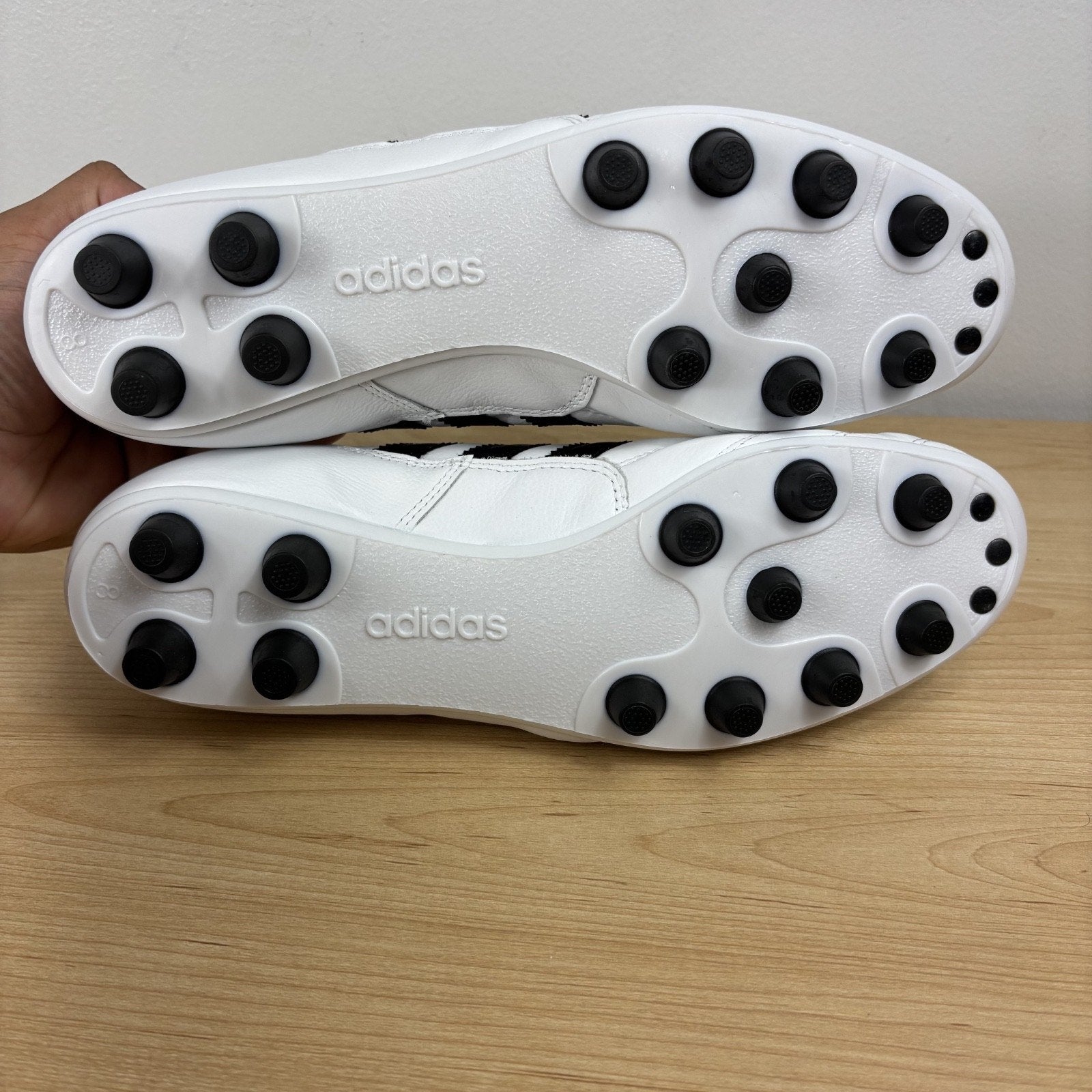 Adidas Copa Mundial FG Soccer Cleats Men's Size 8.5 Classic White Black Leather