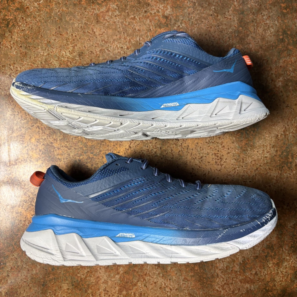 Hoka One One Arahi 4 Shoes Mens Size 10 Blue Athletic Road Running Gym Sneakers