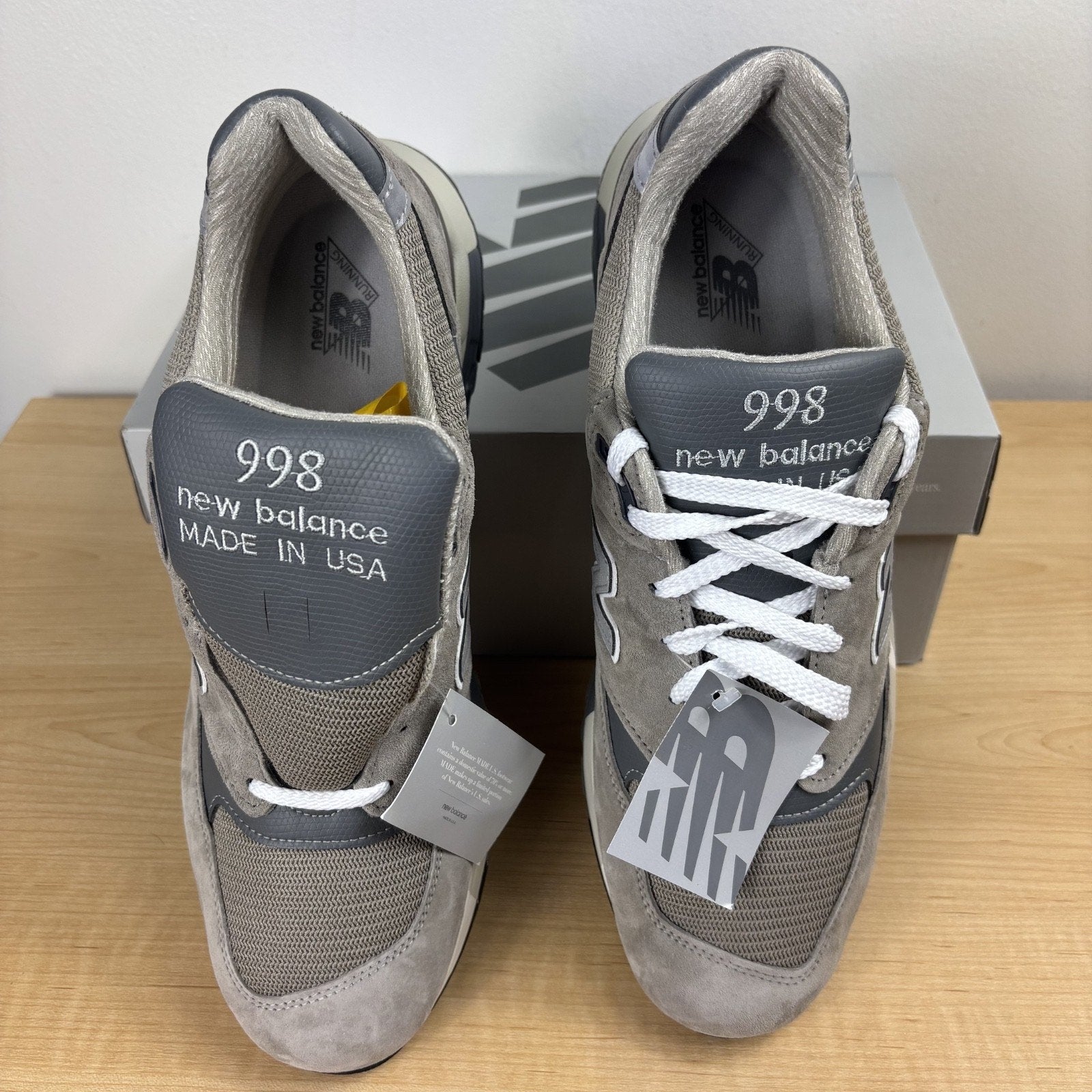 New Balance 998 Shoes Mens Size 13 Grey Made in USA Lifestyle Casual Sneaker NEW