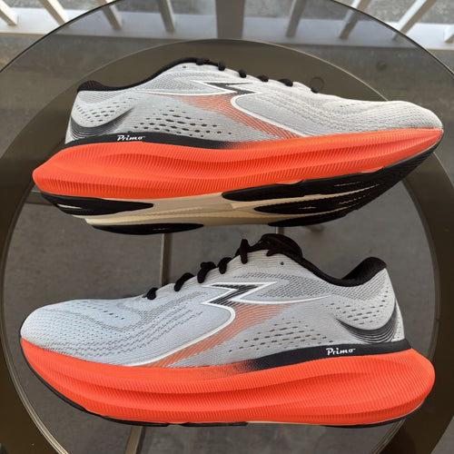 361 ° Degrees Eleos Shoes Mens Sz 10 Grey Orange Road Running Athletic Cushioned