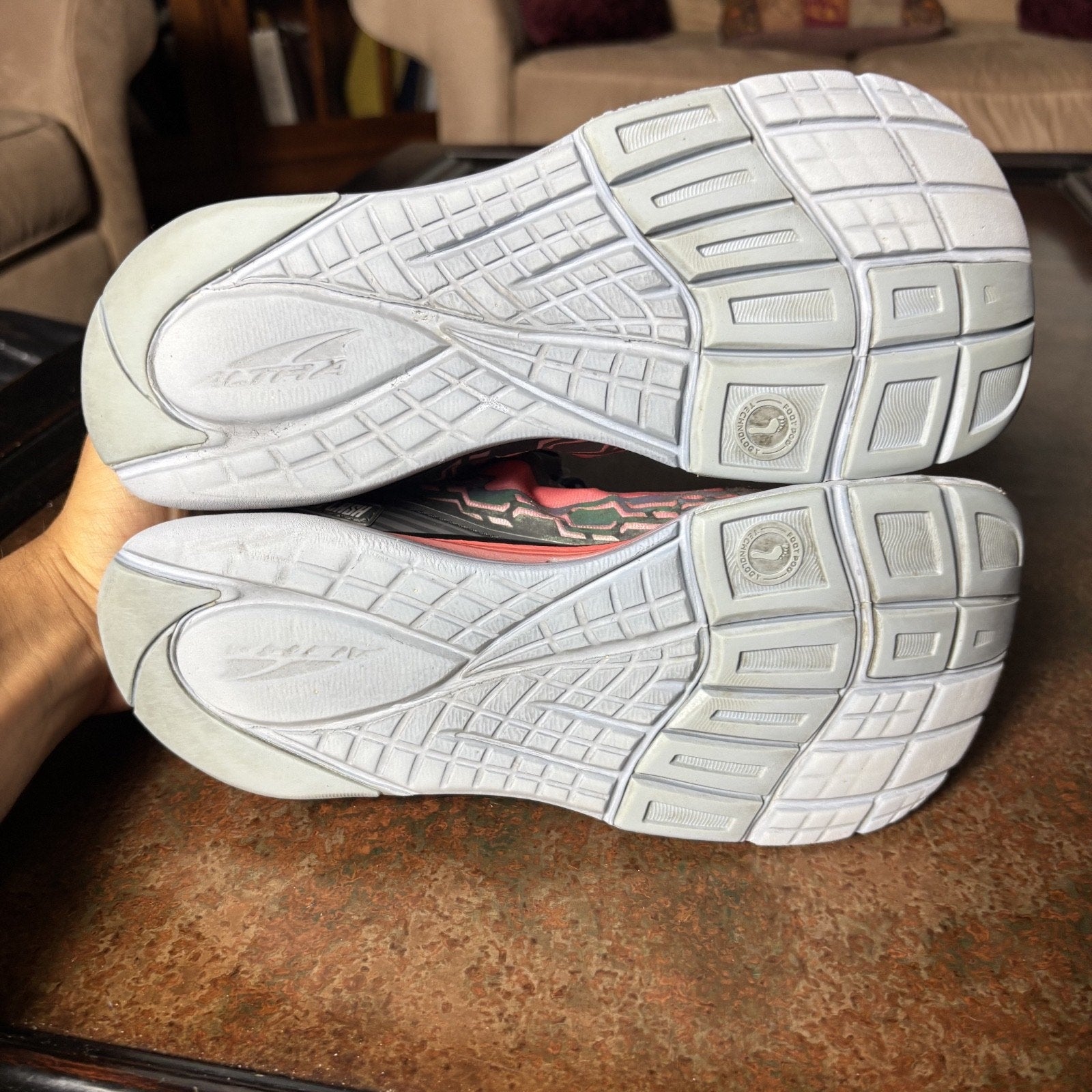 Altra Impulse Flash Womens Size 8.5 Grey Pink Road Running Jogging Shoes Sneaker