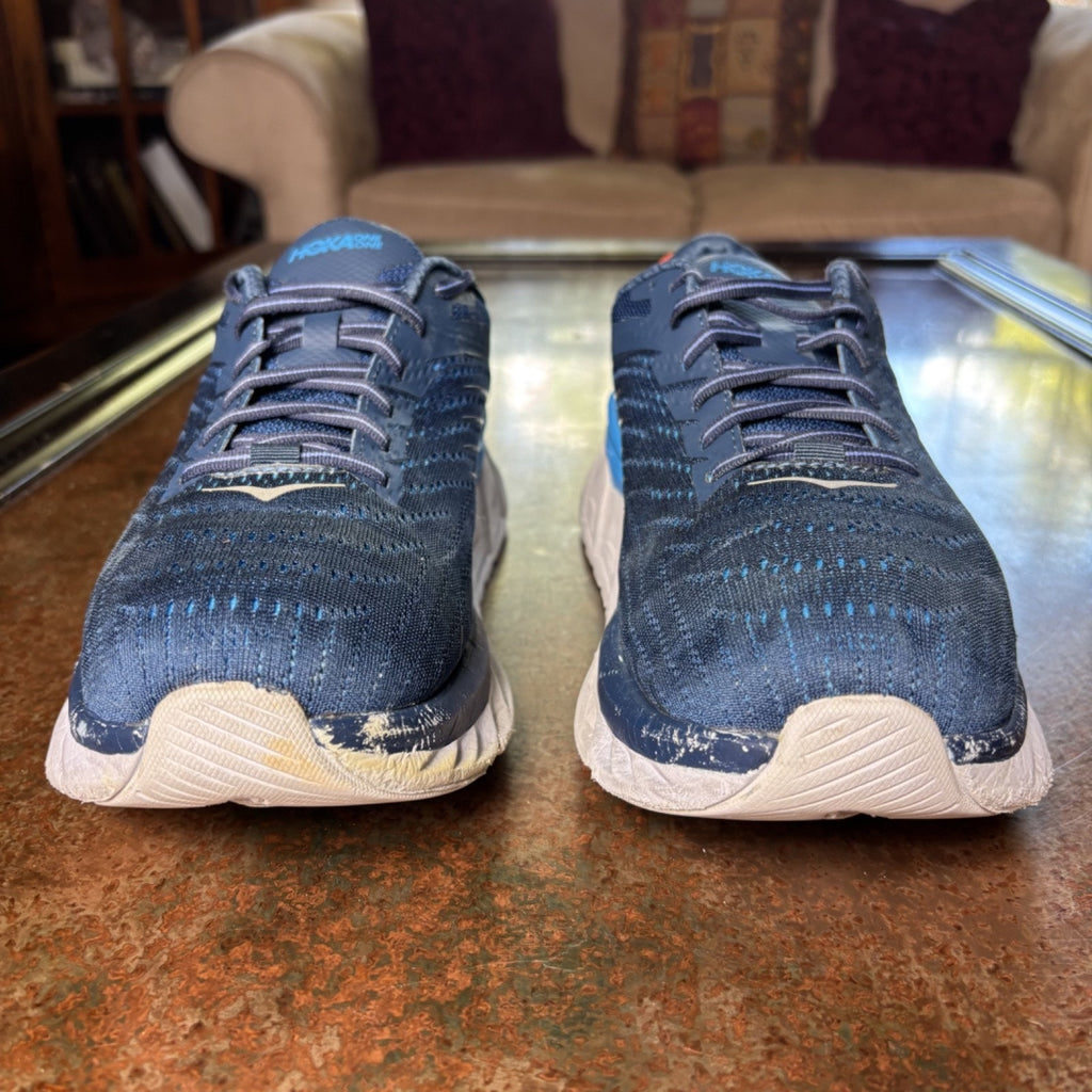 Hoka One One Arahi 4 Shoes Mens Size 10 Blue Athletic Road Running Gym Sneakers