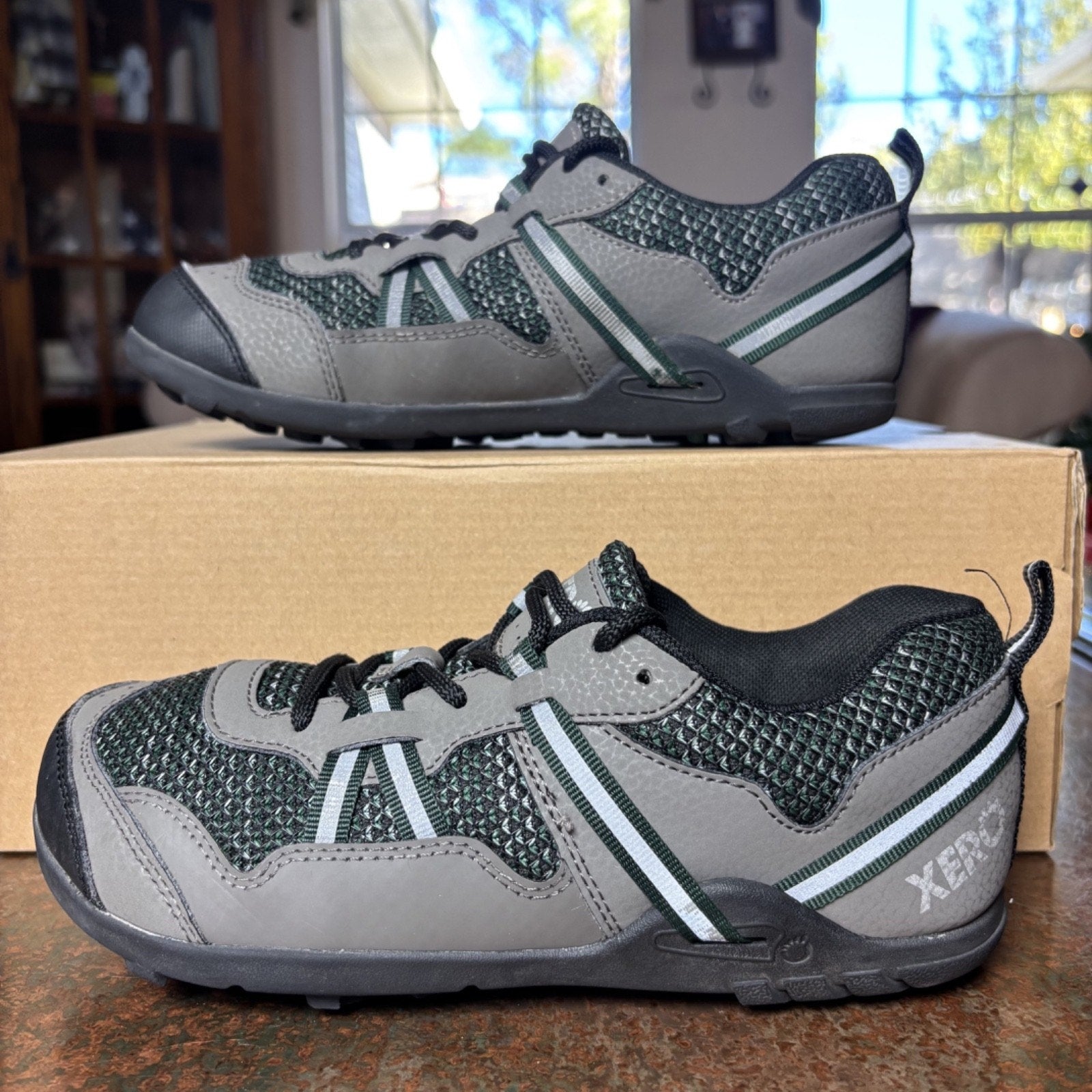 Xero Terraflex II Shoes Women's Size 6.5 Grey Trail Hiking Minimalist Barefoot