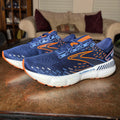Brooks Glycerin GTS 20 Shoes Men's 9 Blue Orange Road Running Athletic Sneakers