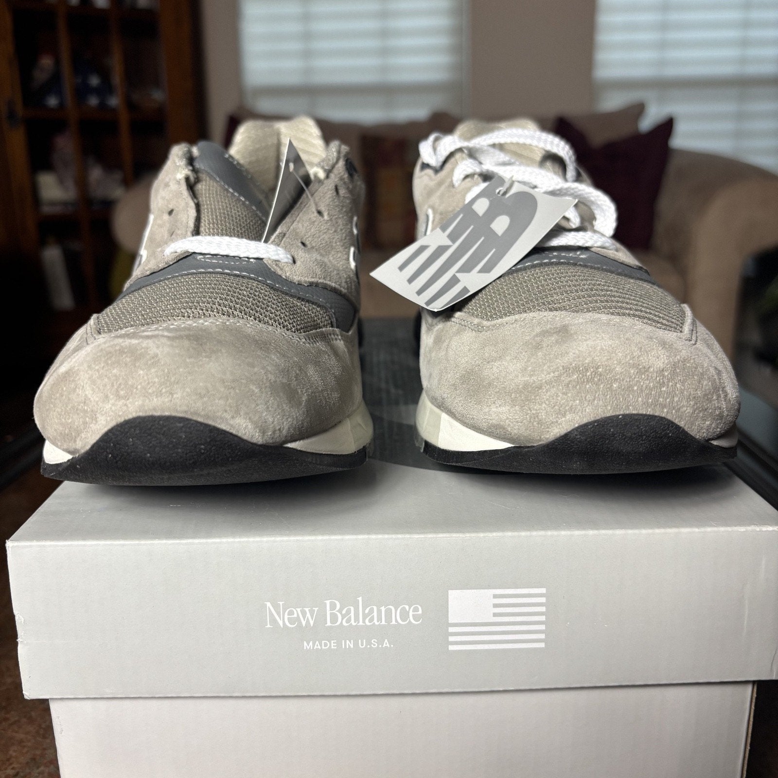 New Balance 998 Made in USA Shoes Mens Size 13 Grey Silver Lifestyle Sneakers