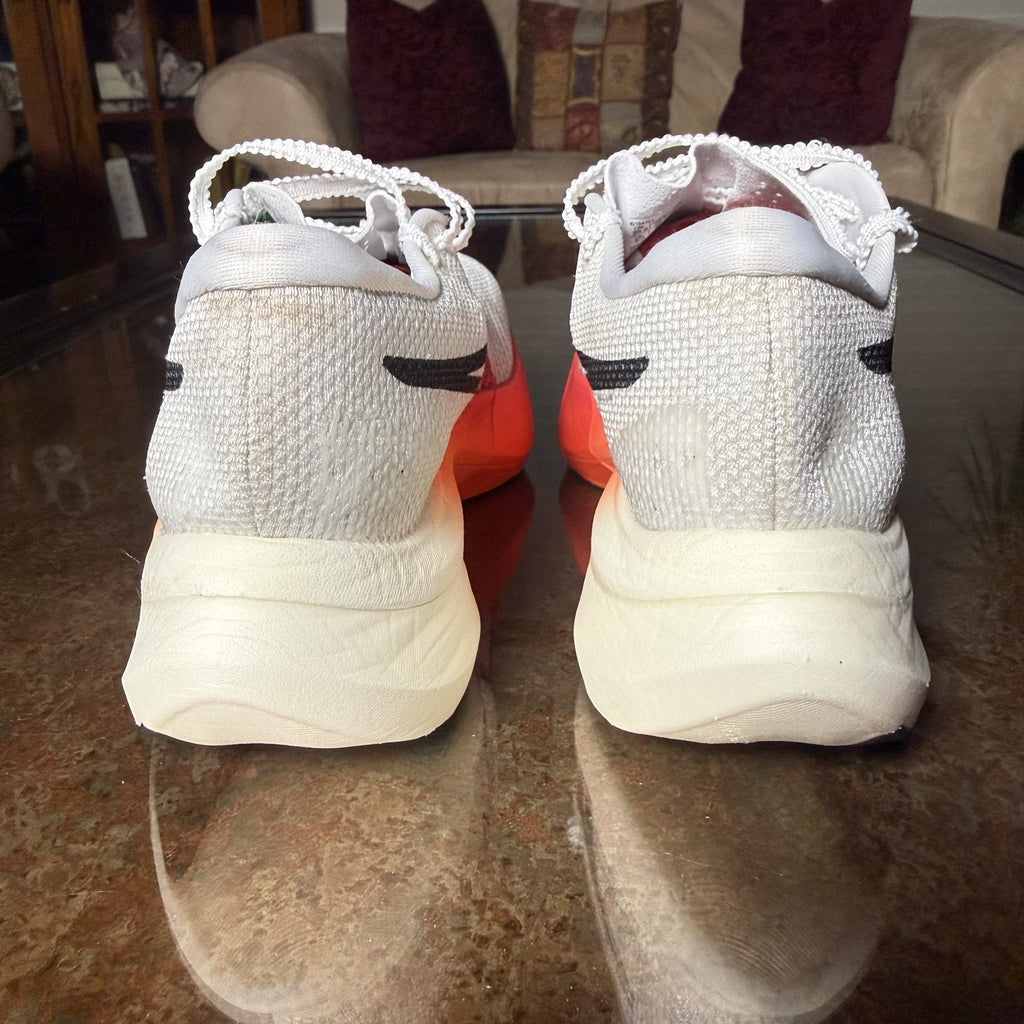 ASICS Metaspeed Edge Paris Women's Sz 8 White Orange Carbon Plated Running Shoes