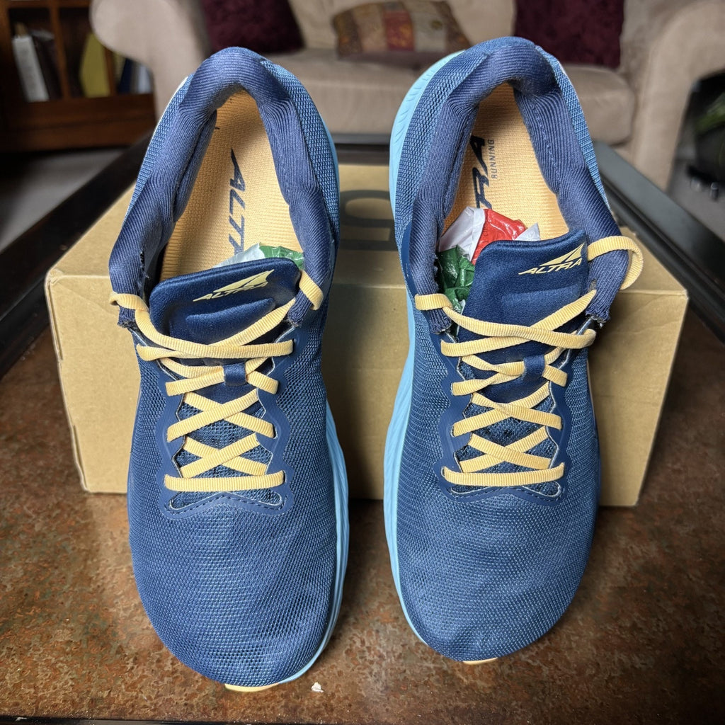 Altra Rivera 3 Shoes Womens Size 8.5 Blue Trail Running Athletic Outdoor Sneaker