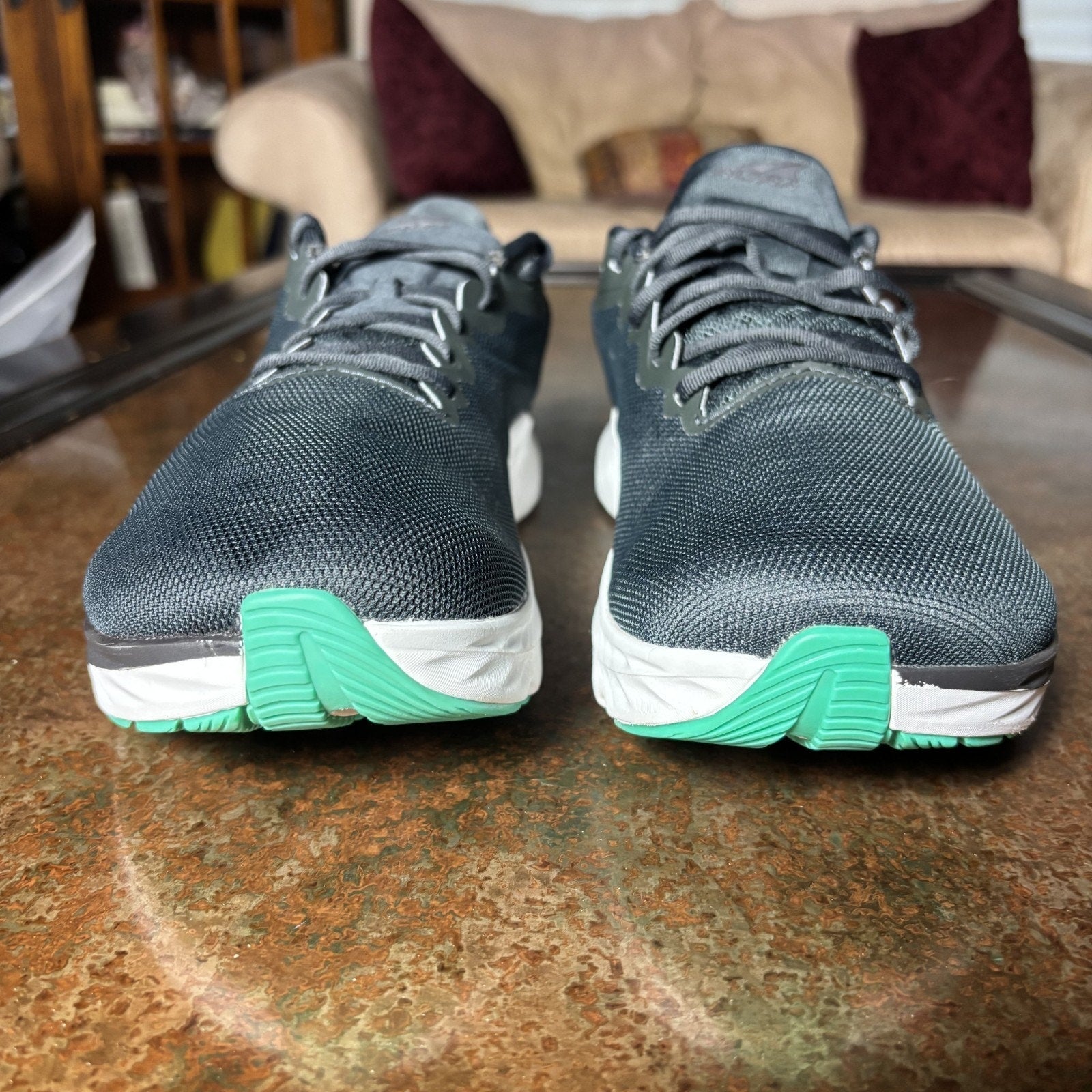 Altra Rivera 3 Shoes Mens Size 8.5 Black Teal Road Running Athletic Gym Sneakers