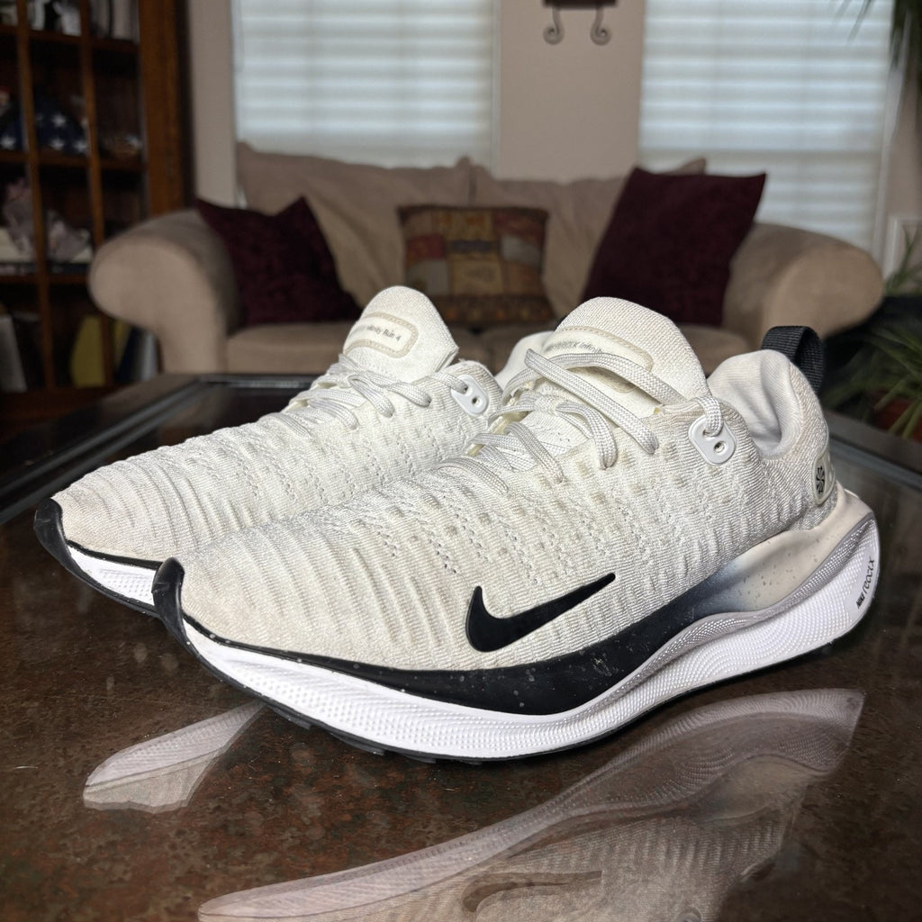 Nike React X Infinity Run 4 Shoes Women's 10 White Running Athletic Gym Sneakers