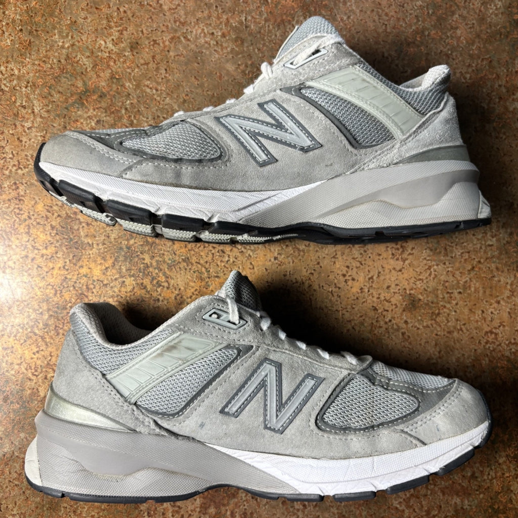 New Balance 990v5 Shoes Womens Sz 9 Wide Grey Suede Running Sneakers Made in USA