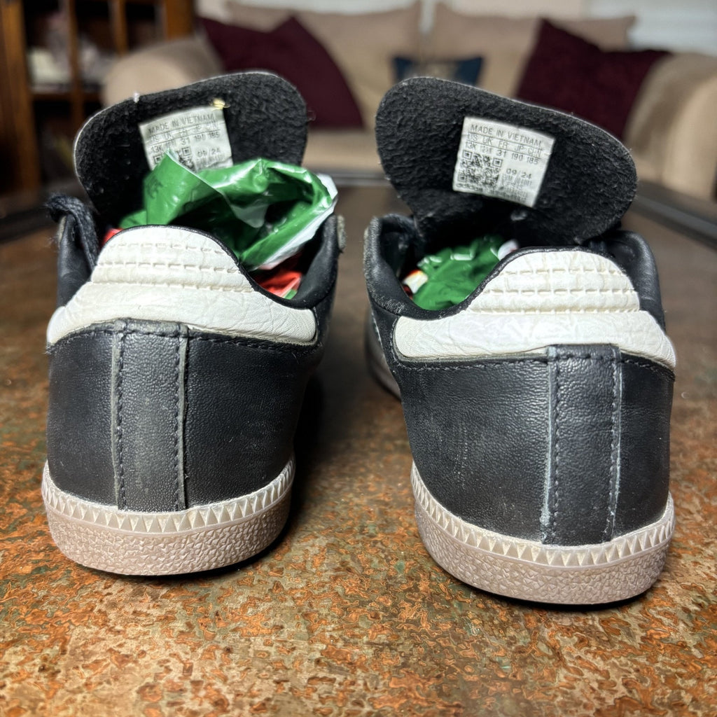 Adidas Samba Classic Shoes Kids Size 13 Black Gum Casual Athletic Gym Sneakers