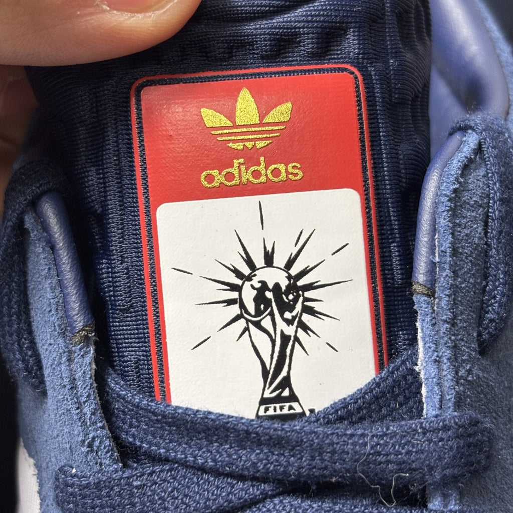 Adidas Originals Samba OG World Cup Women's Sz 8 Blue Red Lifestyle Sneakers NEW