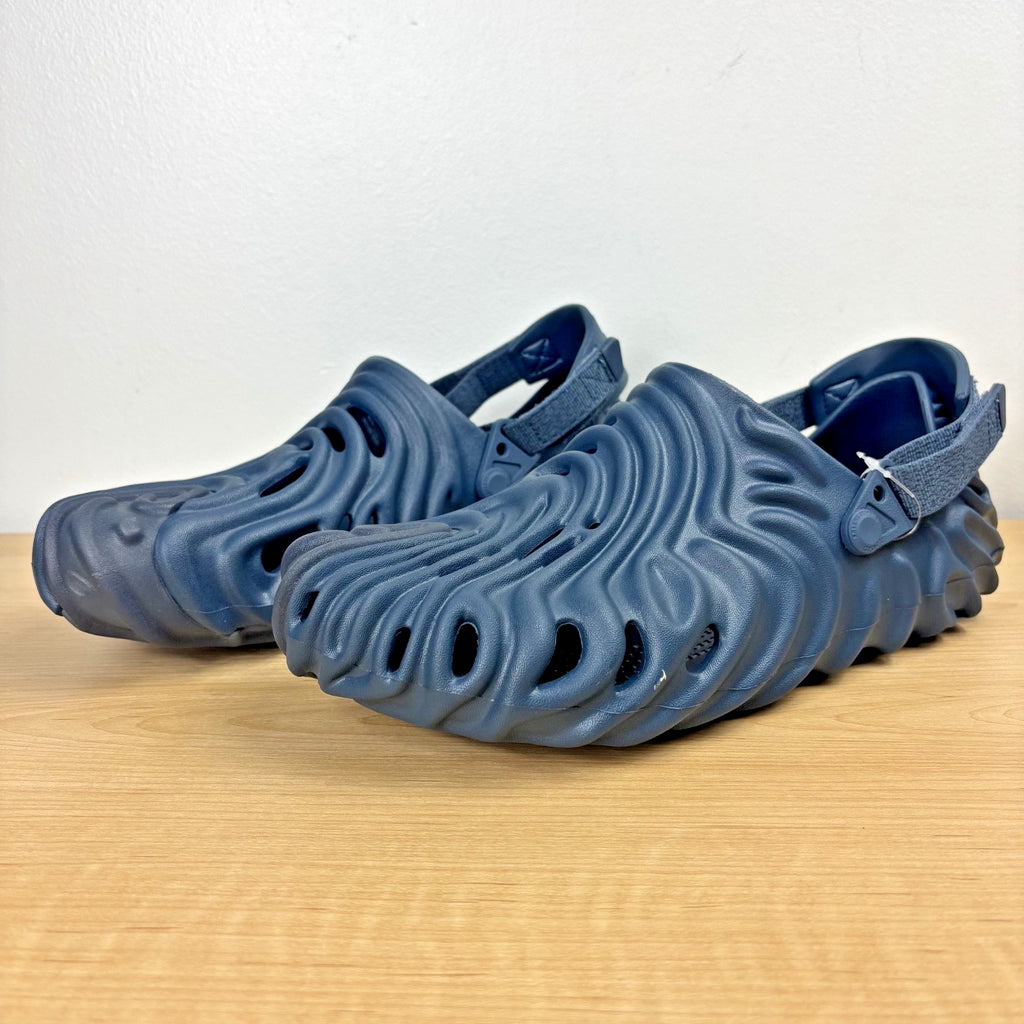 Crocs x Salehe Bembury Pollex Clogs Men's Size 12 Navy Blue Outdoor Sandals NEW