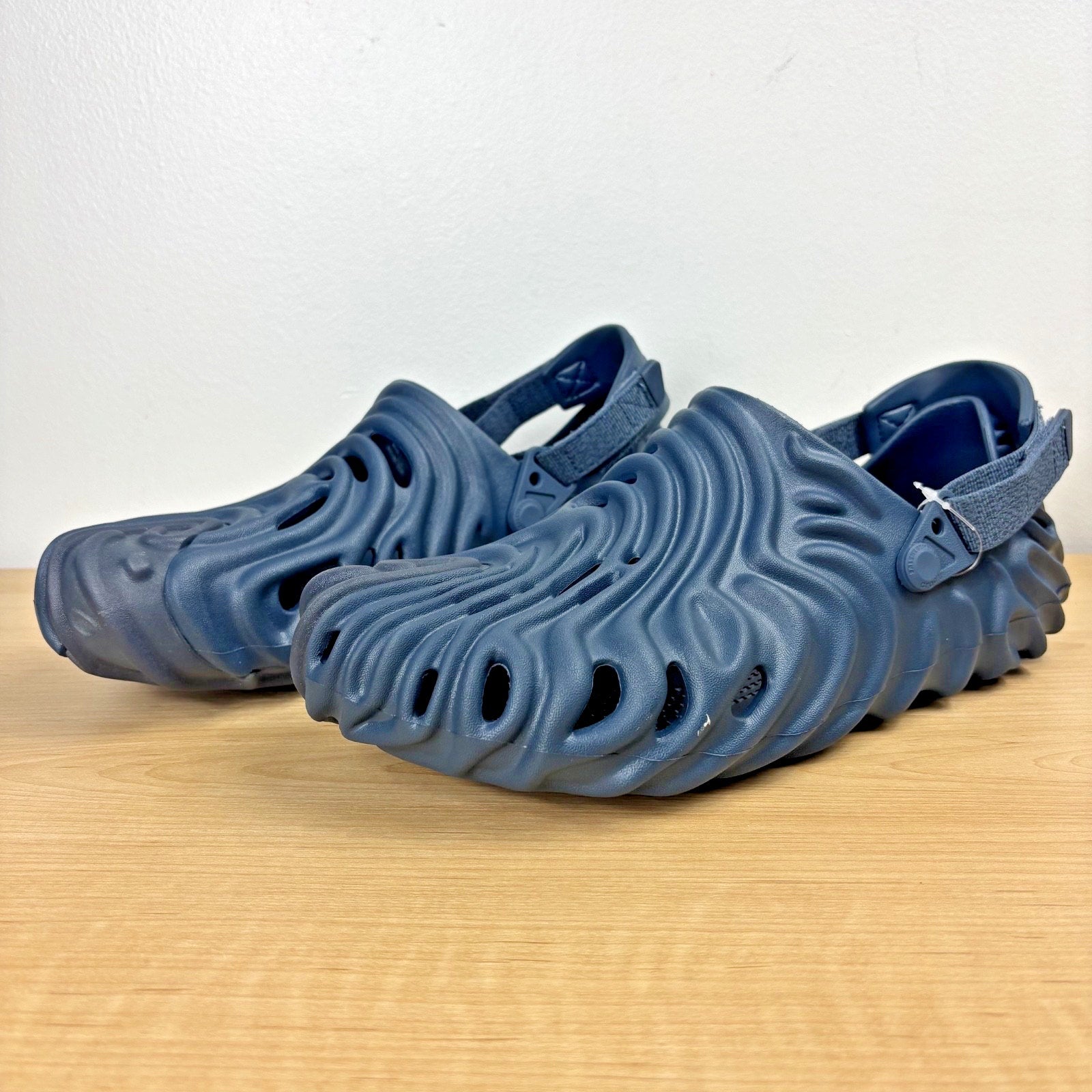 Crocs x Salehe Bembury Pollex Clogs Men's Size 12 Navy Blue Outdoor Sandals NEW