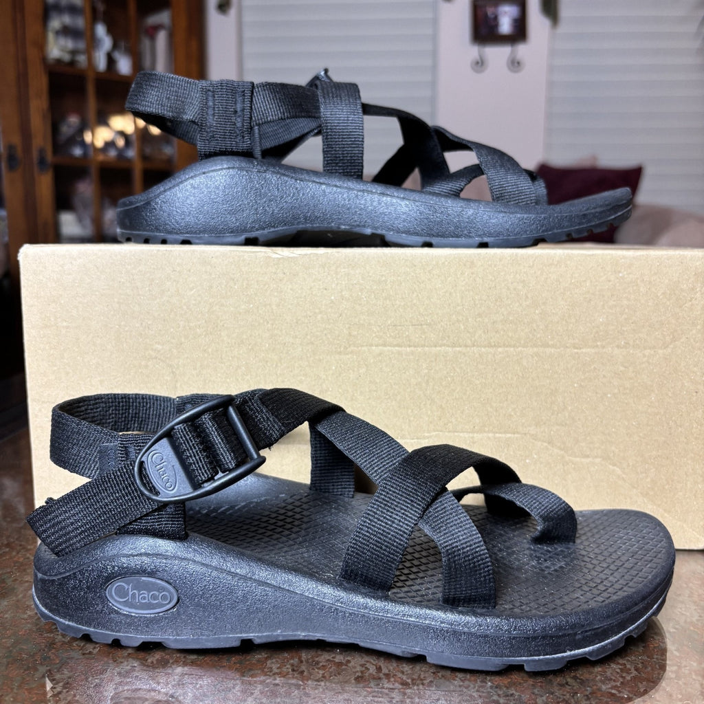 Chaco Z Cloud 2 Strappy Sandals Women's 7 Black Outdoor Comfort Athletic Shoes