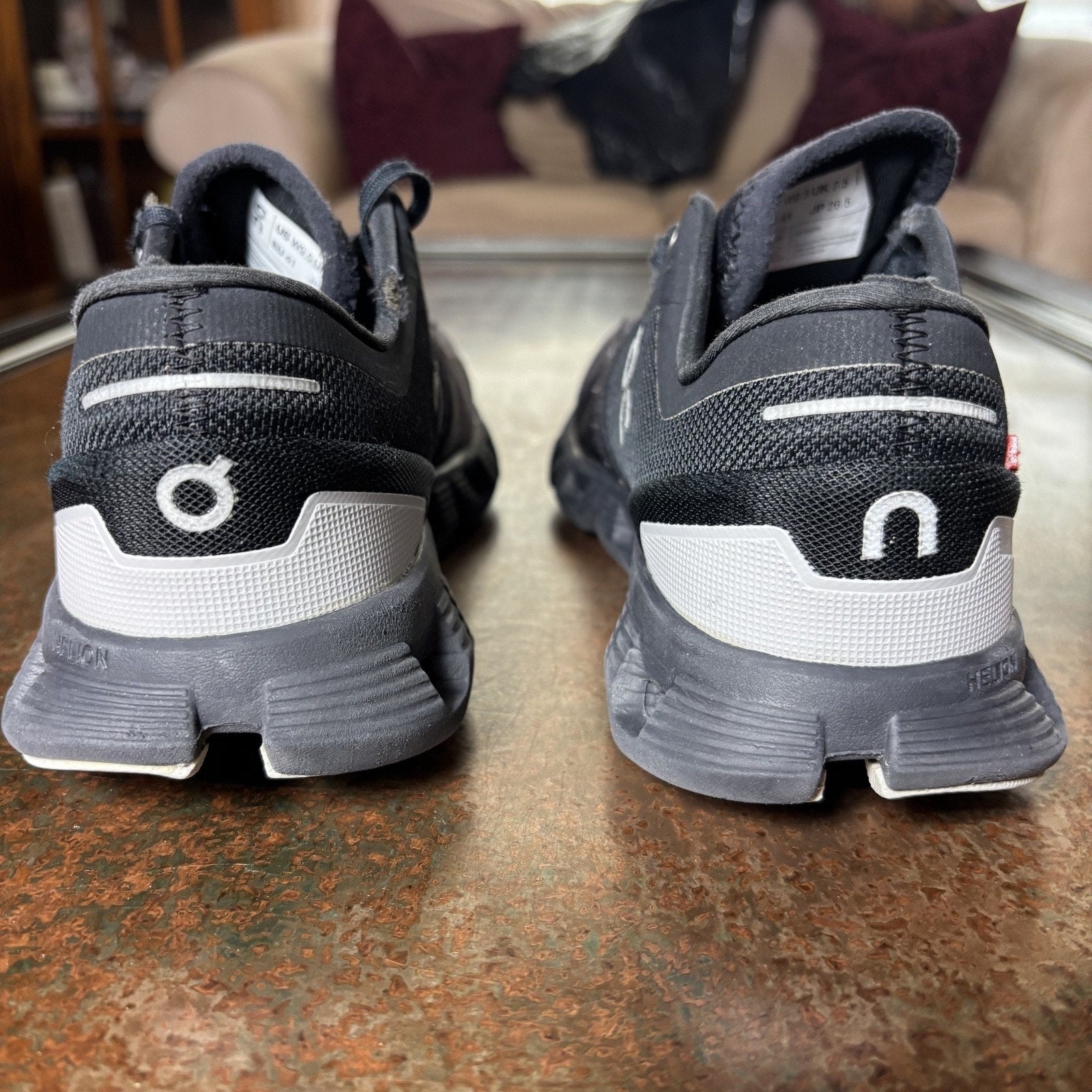 On Running Cloud X 3 Shoes Women's Size 9.5 Black Road Running Athletic Sneakers