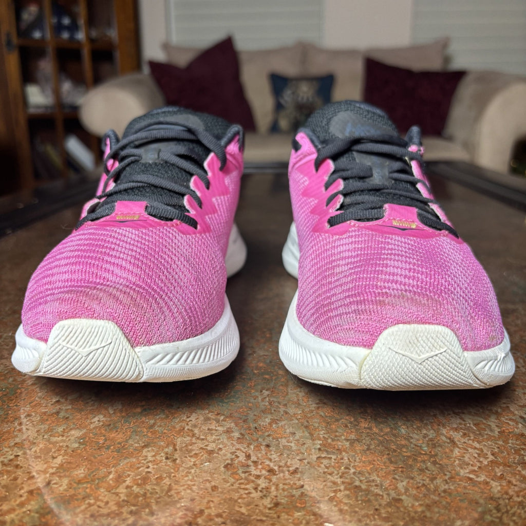 Hoka One One Solimar Shoes Womens Size 8 Pink Road Running Athletic Gym Sneakers