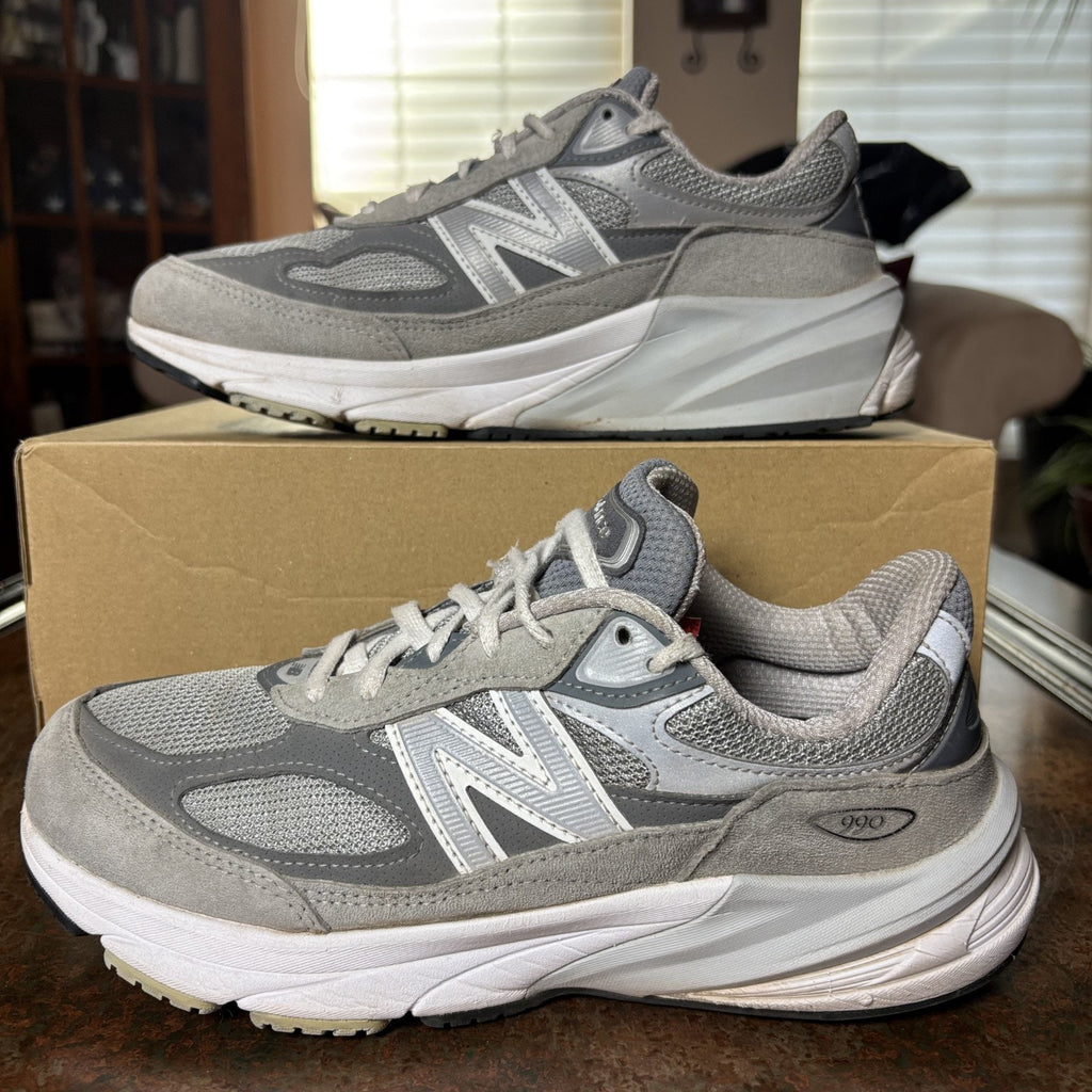 New Balance 990 V6 Shoes Women's Size 9 D Wide Grey Made In USA Comfort Sneakers