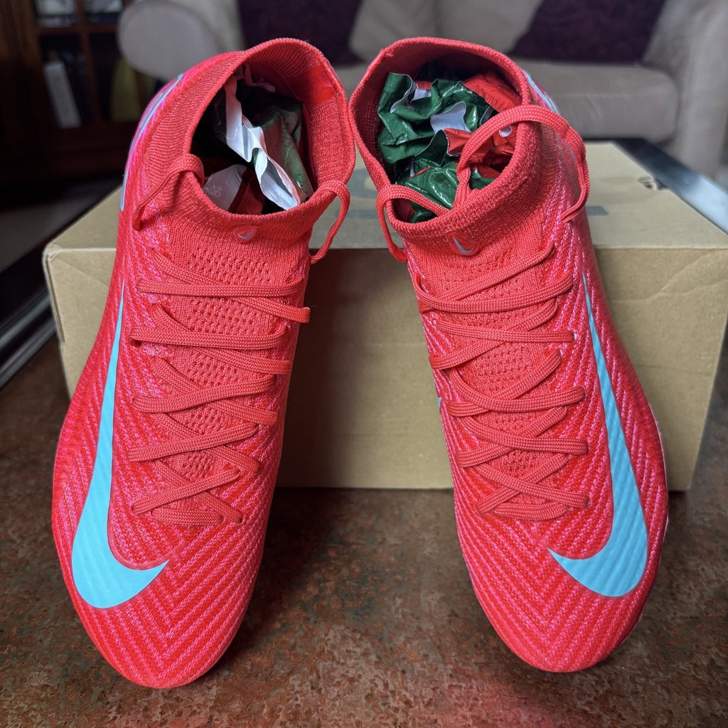 Nike Zoom Mercurial Superfly 10 Elite SG PRO Soccer Cleats Women's Sz 8 Red Pink