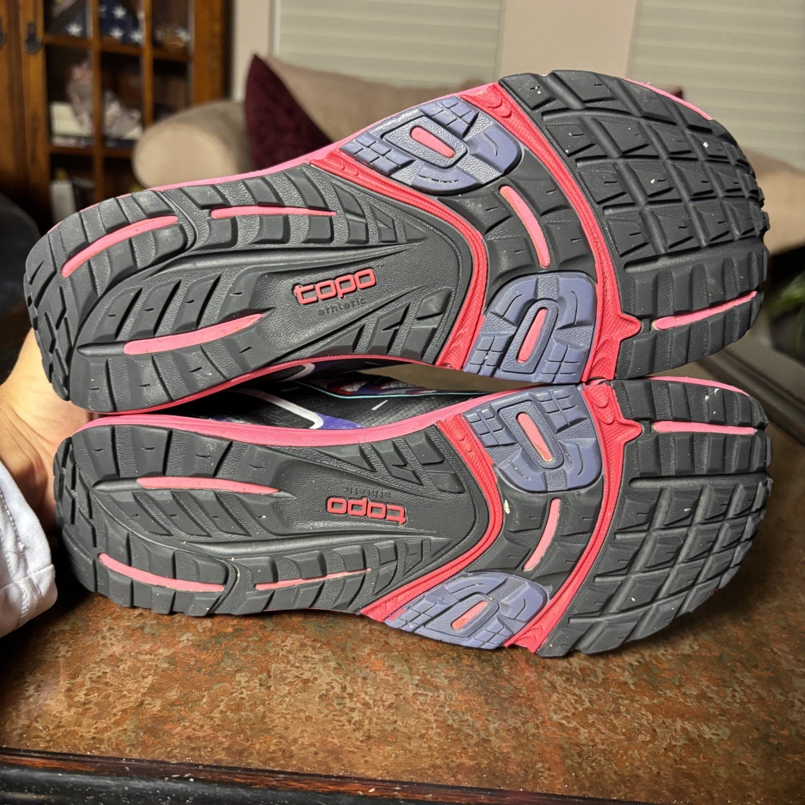 Topo Athletic MT 2 Shoes Women's 9.5 Multicolor Trail Running Jogging Sneakers
