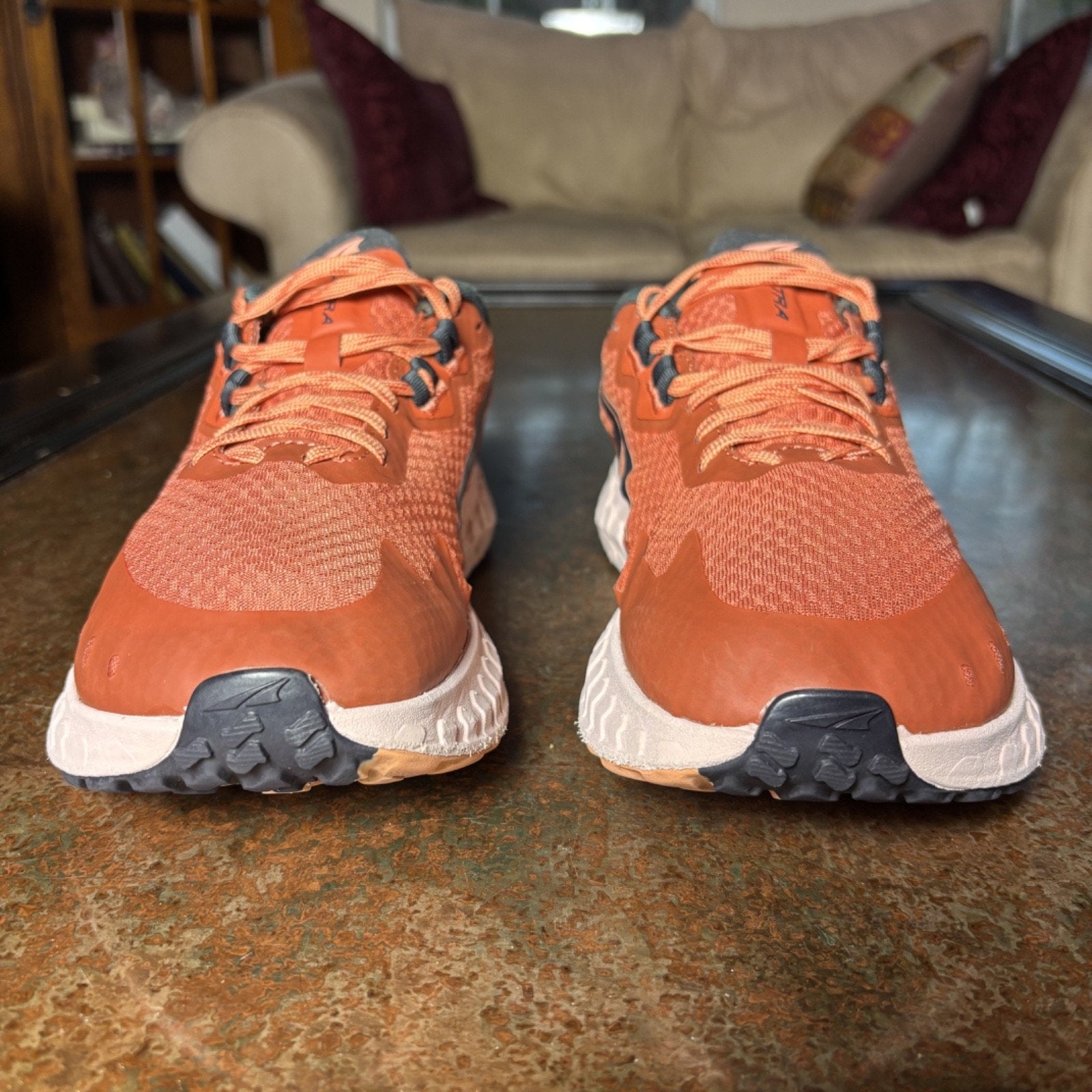 Altra Outroad Shoes Womens Sz 9.5 Orange Trail Running Outdoor Athletic Sneakers