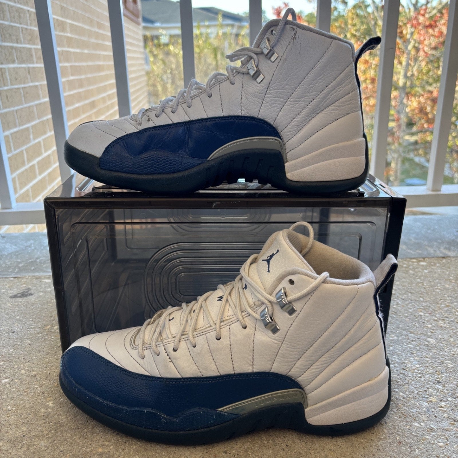 Air Jordan 12 French Blue 2016 Shoes 10.5 Casual Basketball Sneakers 130690-113