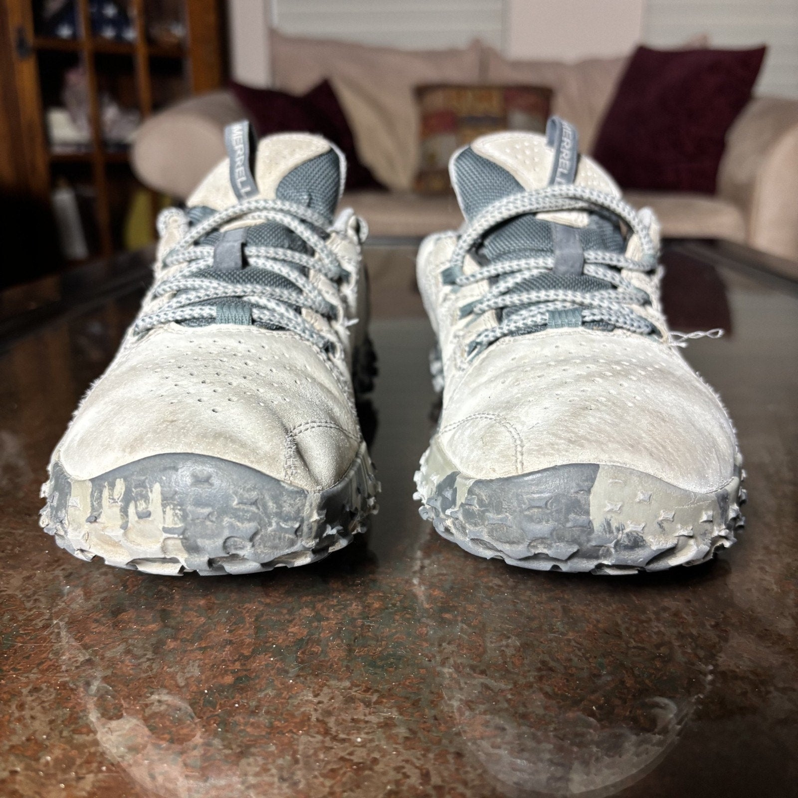 Merrell Wrapt Barefoot Shoes Women's 8.5 Grey Athletic Trail Running Minimalist