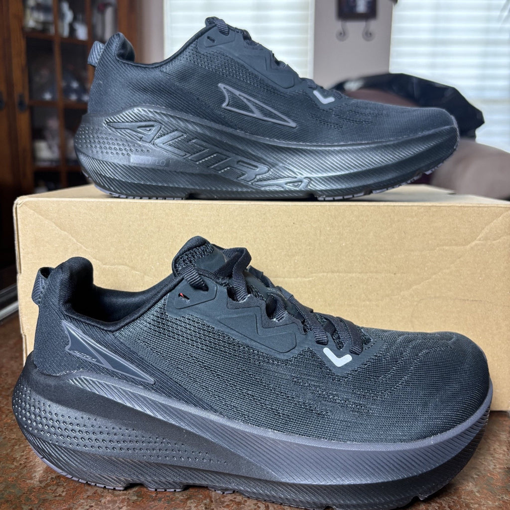 Altra FWD Via Shoes Women's 7 Black Road Running Athletic Foot Shaped Sneakers