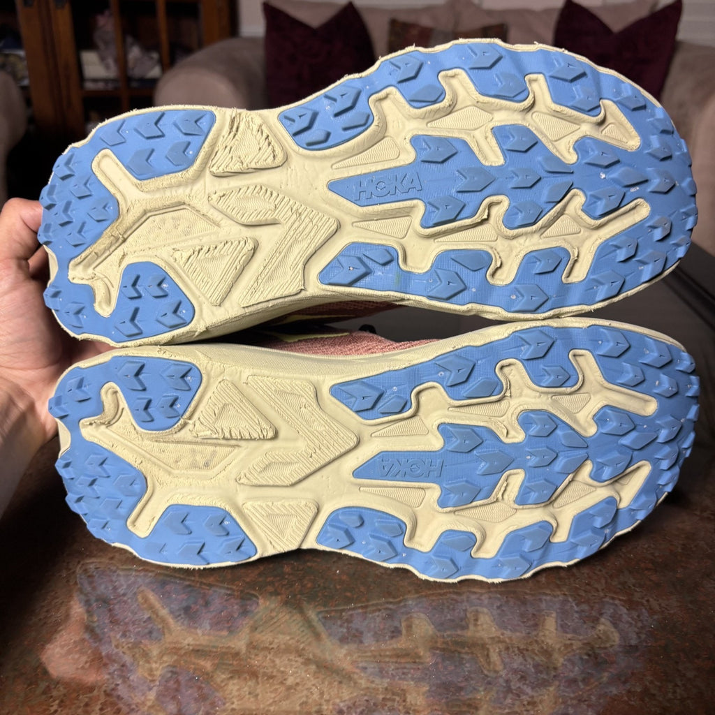 Hoka One One Challenger 8 Mens 13 Brown Trail Running Athletic Gym Shoes Sneaker
