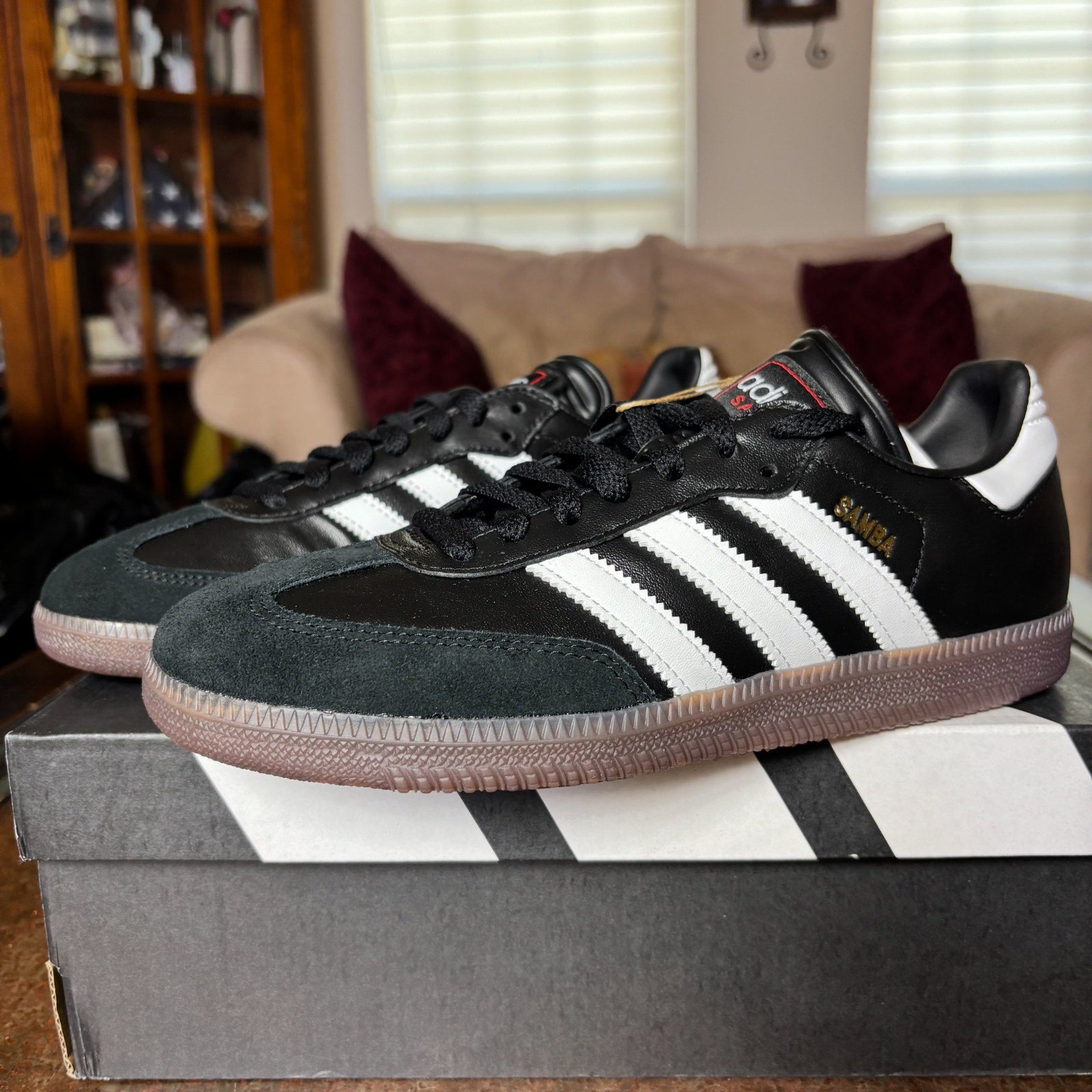 Adidas Originals Samba Black White Lifestyle Casual Shoe Sneakers Women's Sizes