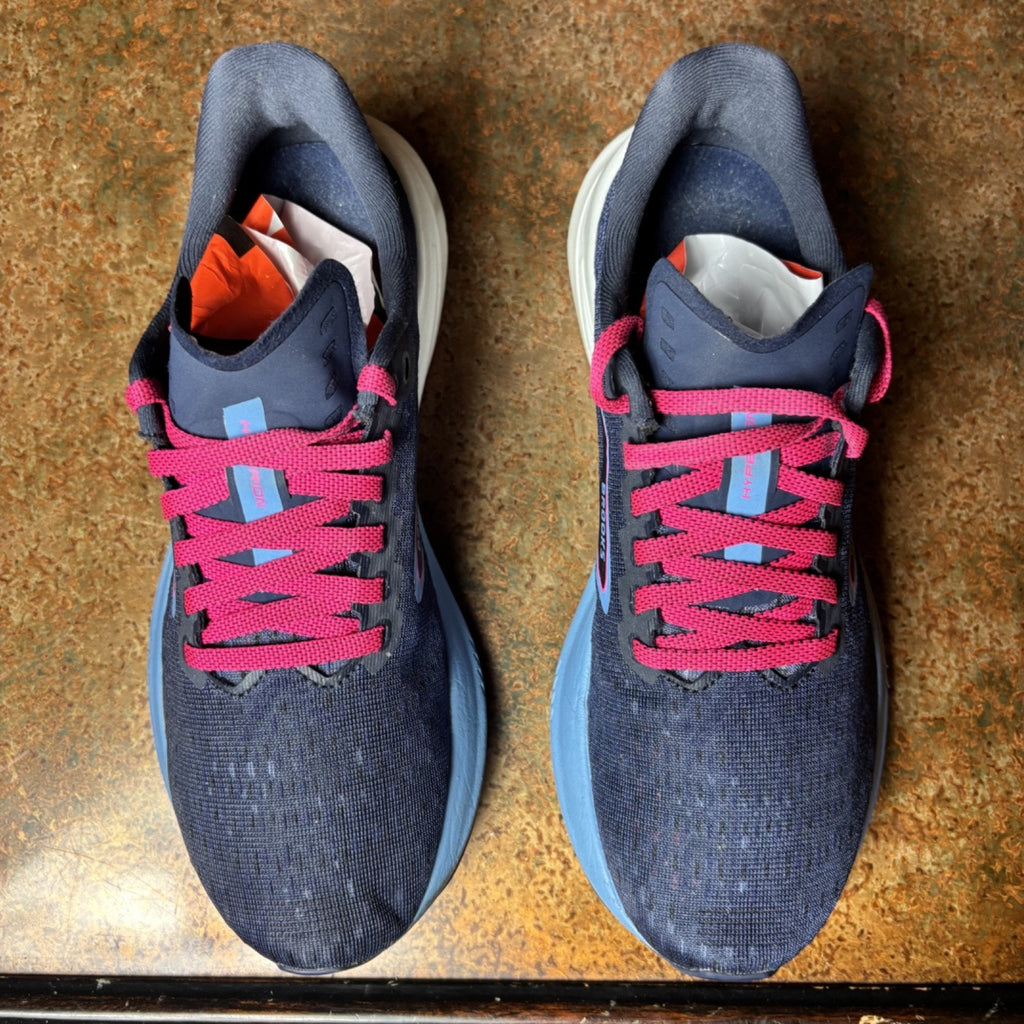 Brooks Hyperion Road Running Shoes Women's Size 7.5 Blue Pink Athletic Sneakers