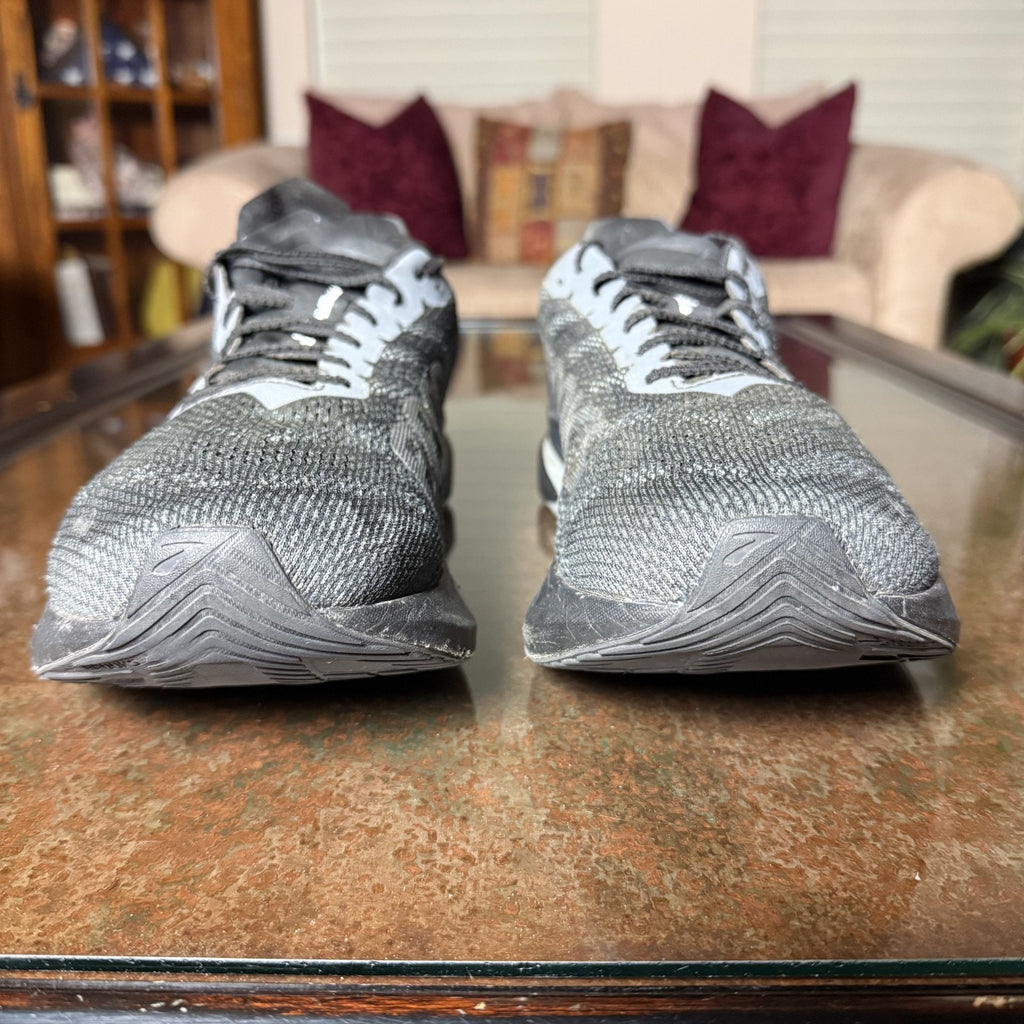 Brooks Hyperion 2 GTS Mens 12.5 Black Grey Road Running Stability Shoes Sneakers