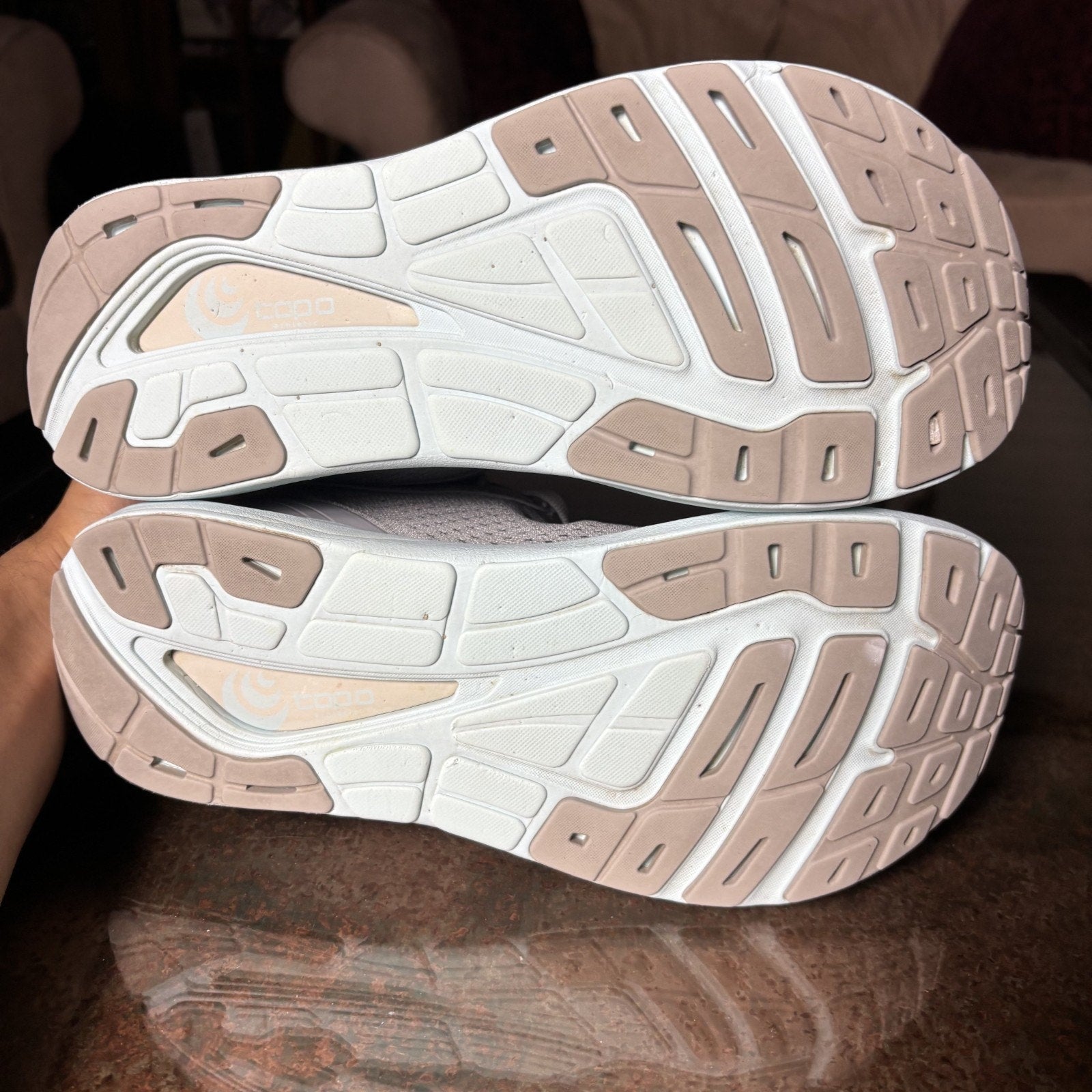 Topo Athletic Phantom 3 Shoes Women's 10.5 Grey White Road Running 5MM Drop Gym