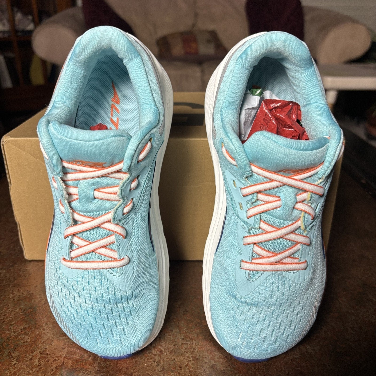 Altra Via Olympus Women's 6.5 Blue Road Running Athletic Comfort Shoes Sneakers
