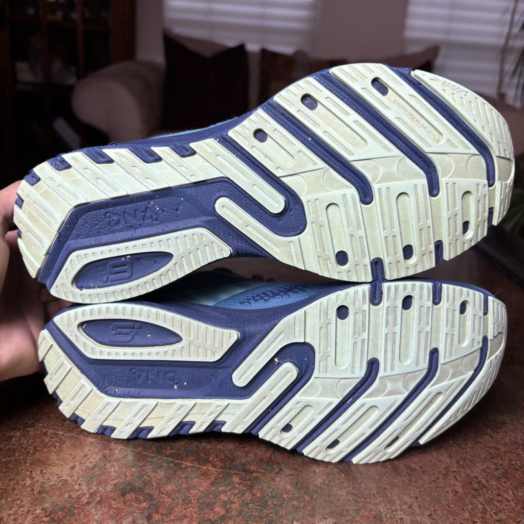 Brooks Launch 9 Womens Size 9.5 Blue Running Athletic Shoes Sneakers 1203731B414