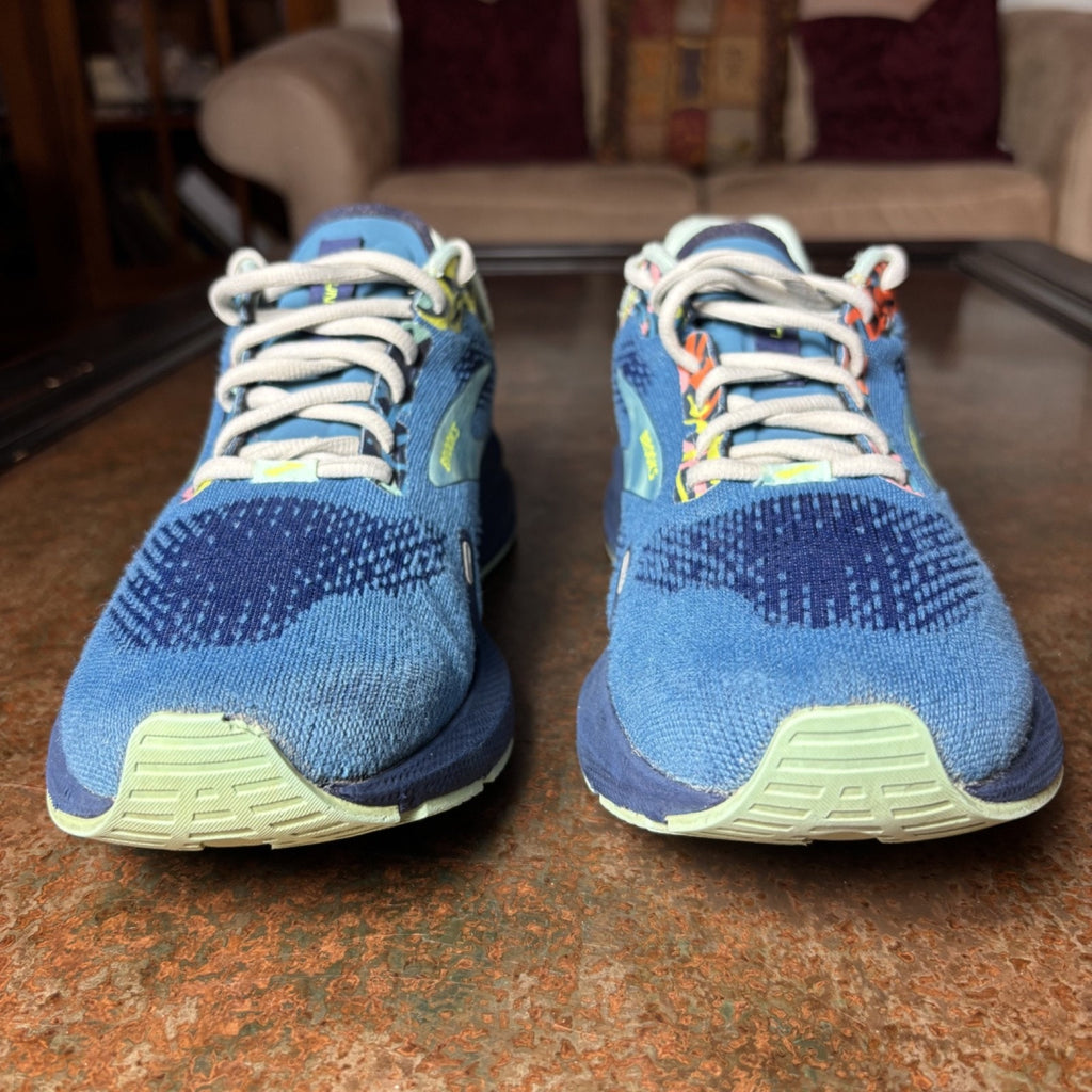 Brooks Launch 9 Womens Size 9.5 Blue Running Athletic Shoes Sneakers 1203731B414