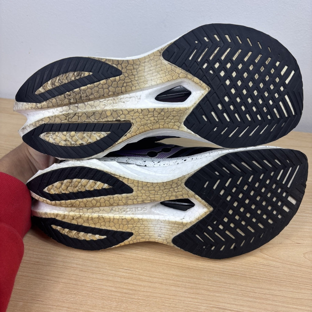 Saucony Endorphin Speed 4 Shoes Women's 9.5 Black White Running Athletic Sneaker