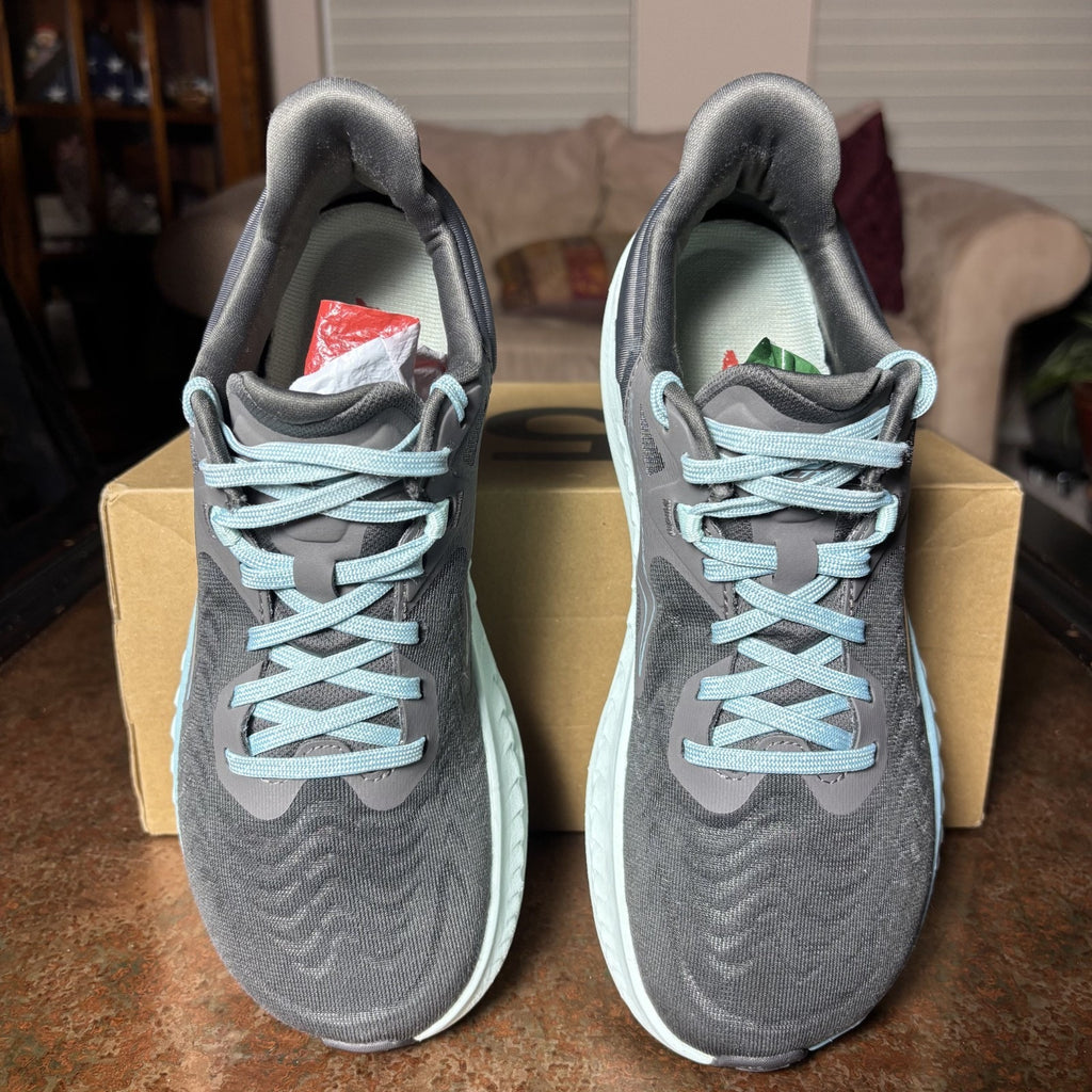 Altra Torin 7 Women's Size 8 Grey Teal Road Running Athletic Gym Shoes Sneakers