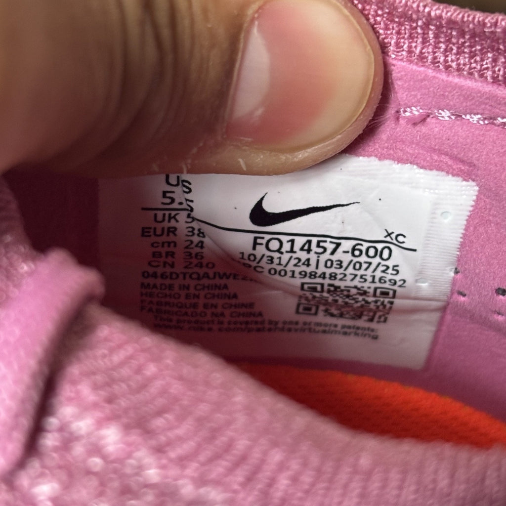 Nike Zoom Mercurial Vapor 16 Elite FG Soccer Cleats Women's Size 7 Pink Orange