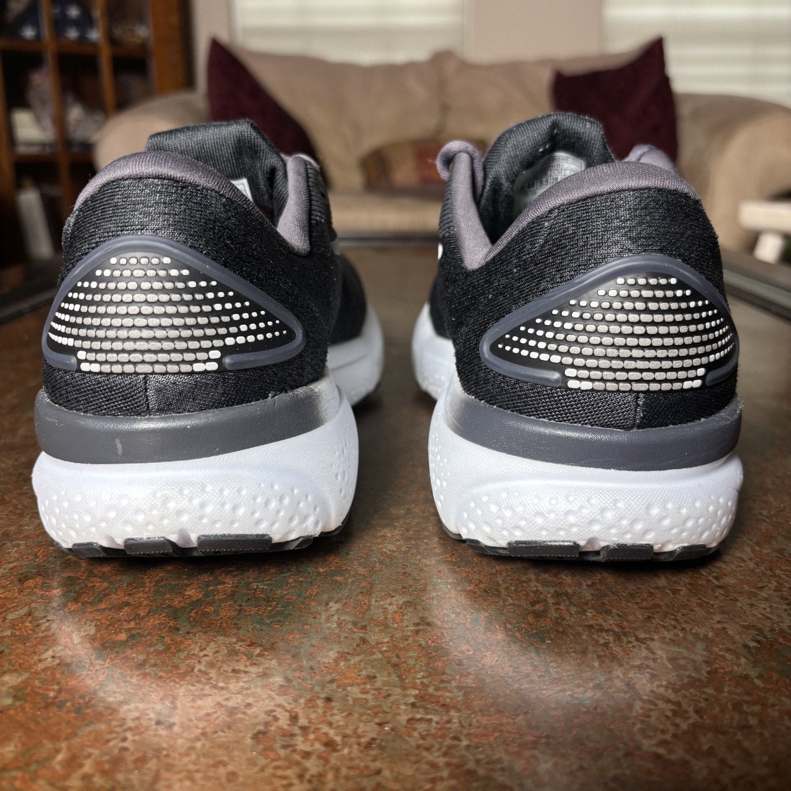 Brooks Ghost 16 Shoes Women's 11.5 Grey White Running Athletic Comfort Sneakers