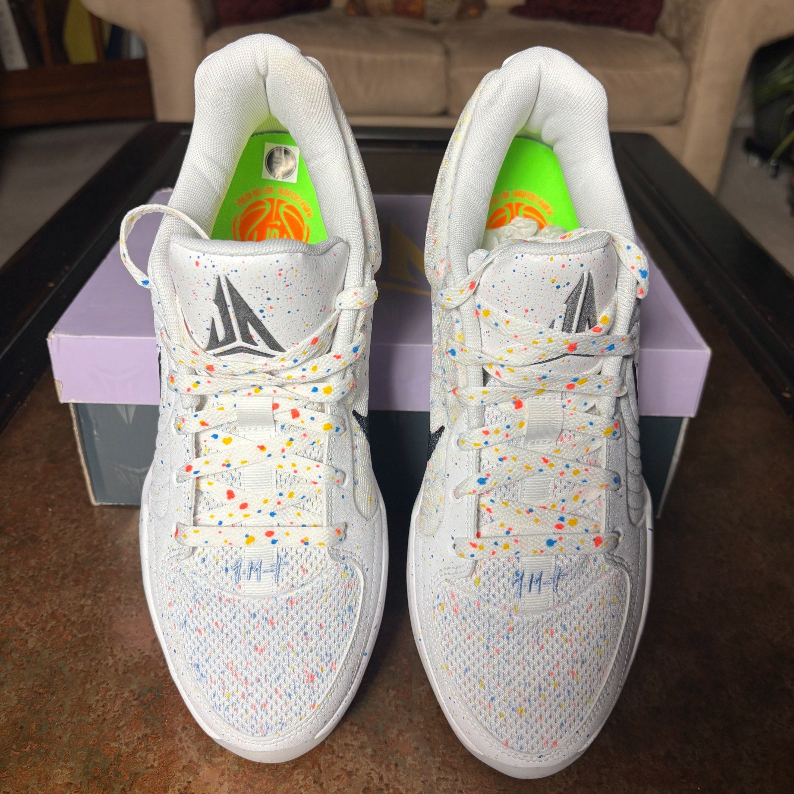 Nike JA 2 Per Ja-Breaker White Basketball Athletic Shoes Sneakers Mens Sizes NEW
