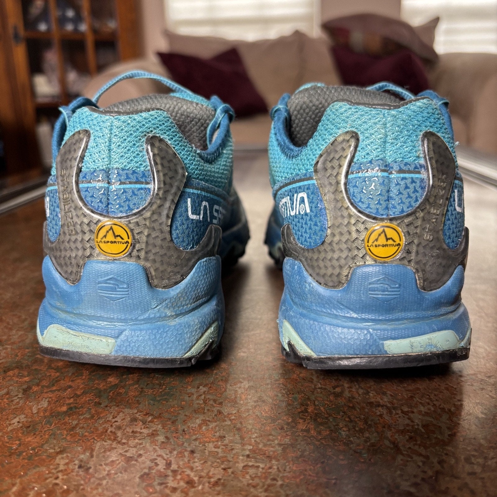 La Sportiva Ultra Raptor Shoes Women's Size 9 Blue Black Trail Outdoor Hiking
