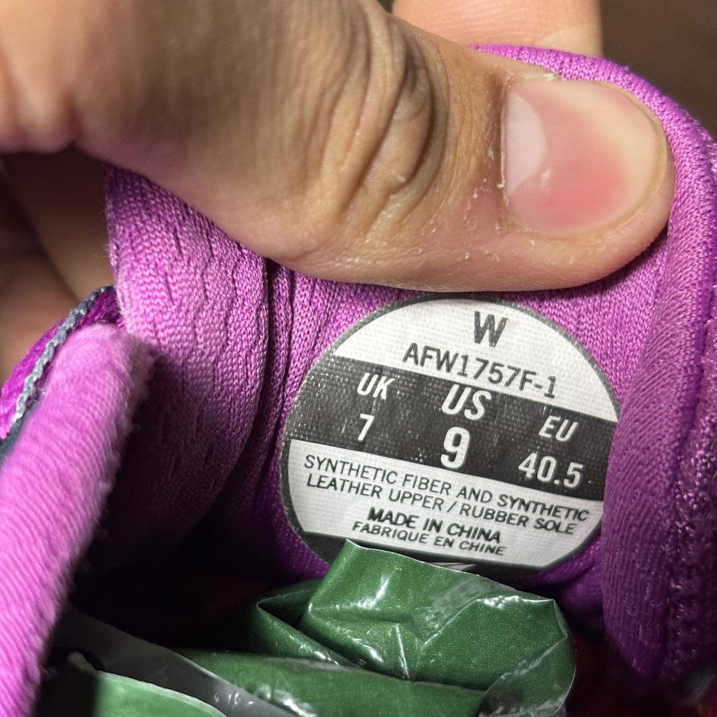 Altra Timp Women's 9 Grey Purple Trail Running ZeroDrop Athletic Shoes Sneakers