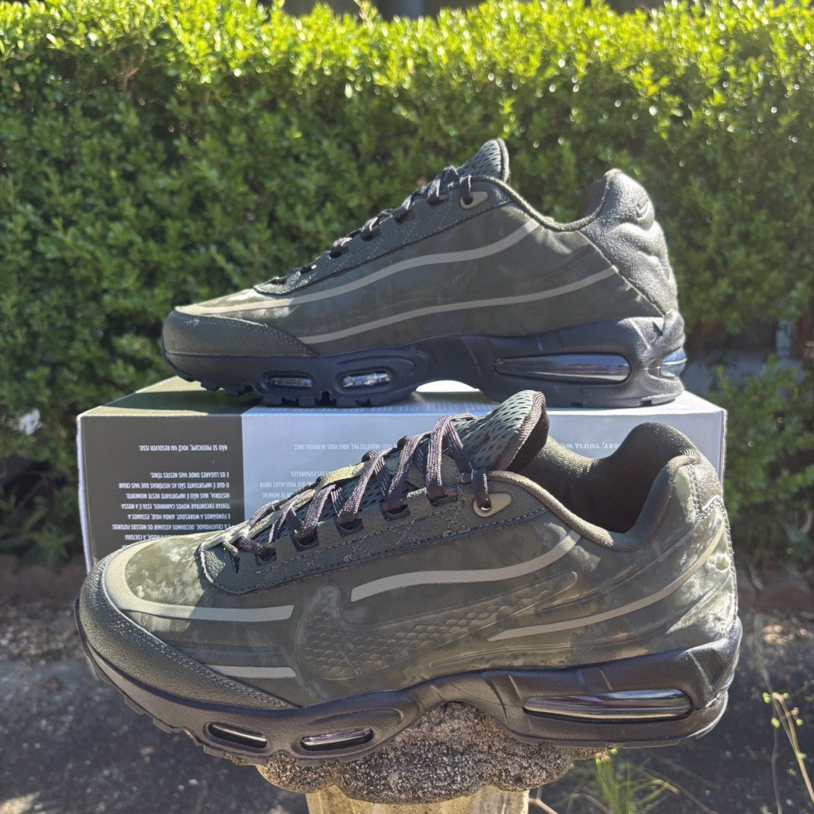 Nike Air Max 95 SP x WORKSOUT Shoes Mens Size 12 Olive Black HQ0263-300 Sneakers