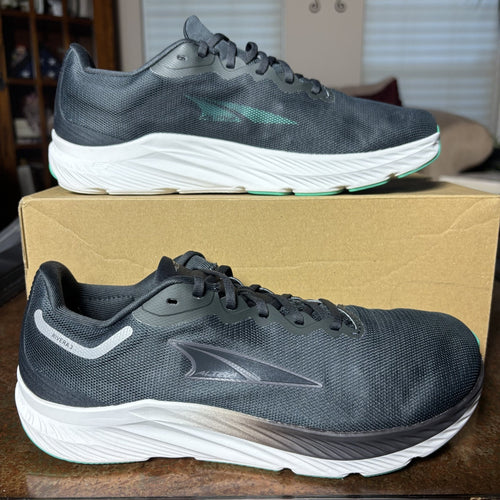 Altra Rivera 3 Shoes Mens Size 8.5 Black Teal Road Running Athletic Gym Sneakers