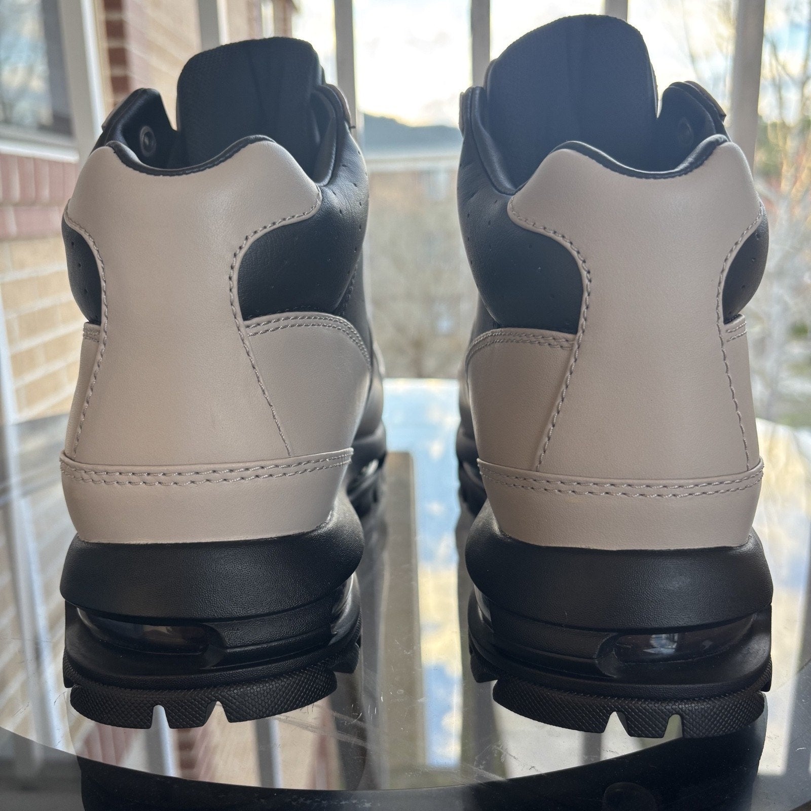 Nike ACG Air Max Goadome Boots Grey Black Leather Outdoor Trail Shoes Mens Sizes