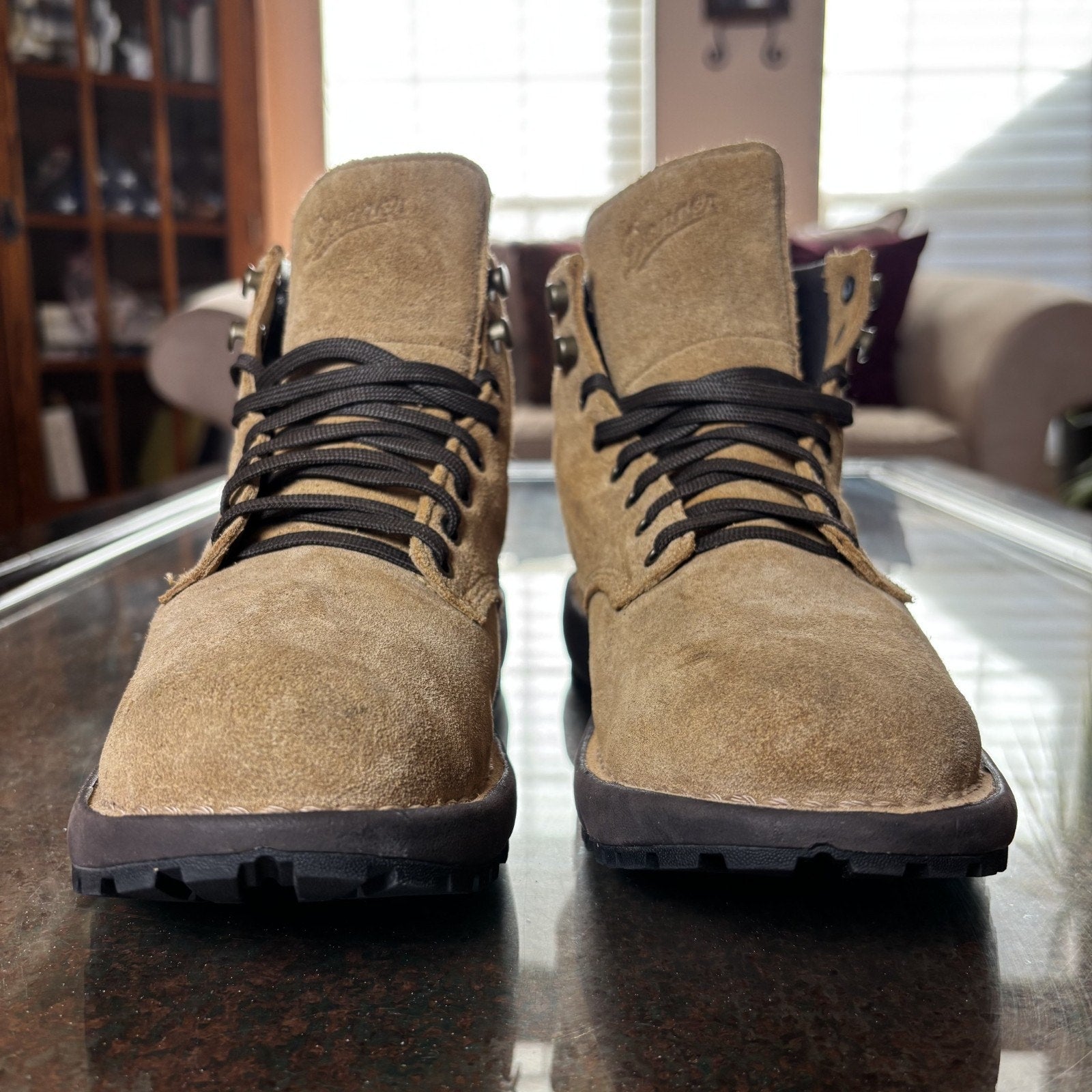 Danner Logger 917 GTX Boots Womens Size 8.5 Wheat Trail Outdoor Waterproof Shoes