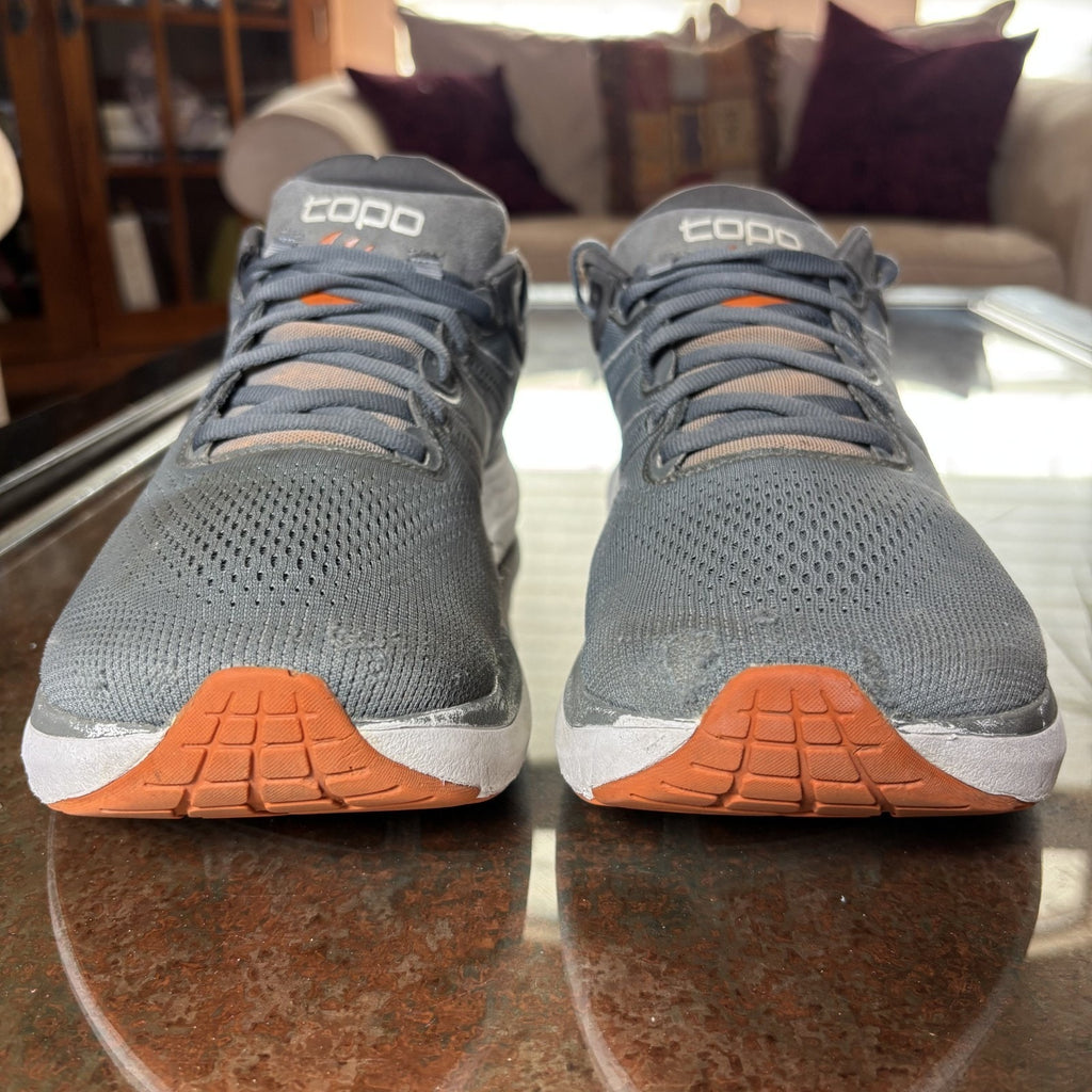 Topo Athletic Phantom 2 Shoes Men's 11.5 Gray Road Running Athletic Gym Sneakers