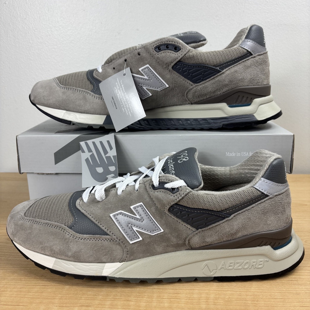 New Balance 998 Shoes Mens Size 13 Grey Made in USA Lifestyle Casual Sneaker NEW
