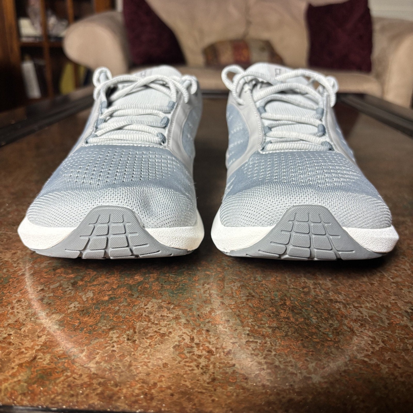 Topo Athletic ST 5 Shoes Mens 11.5 Grey White Lightweight Road Running Athletic